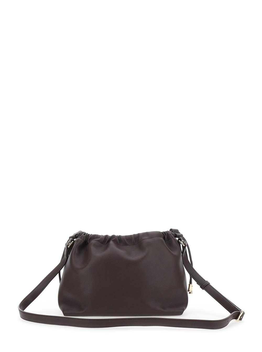 Apc Adjustable-strap Drawstring Shoulder Bag In Brown