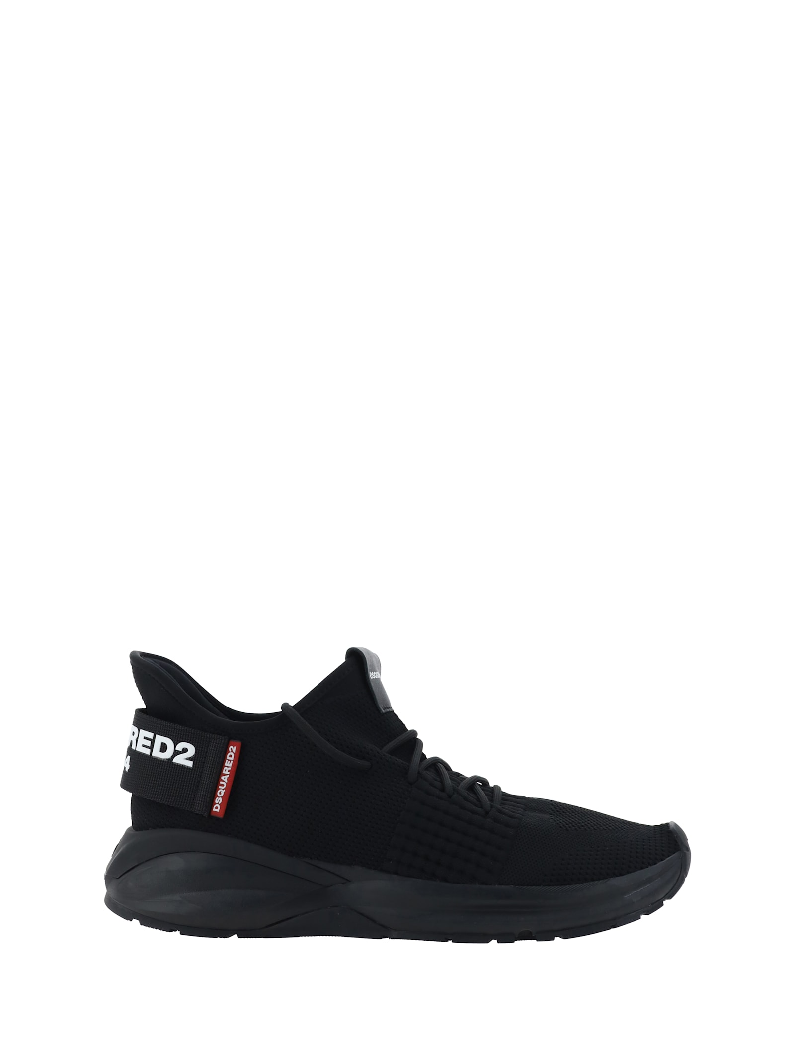 Shop Dsquared2 Sneakers In Nero+nero