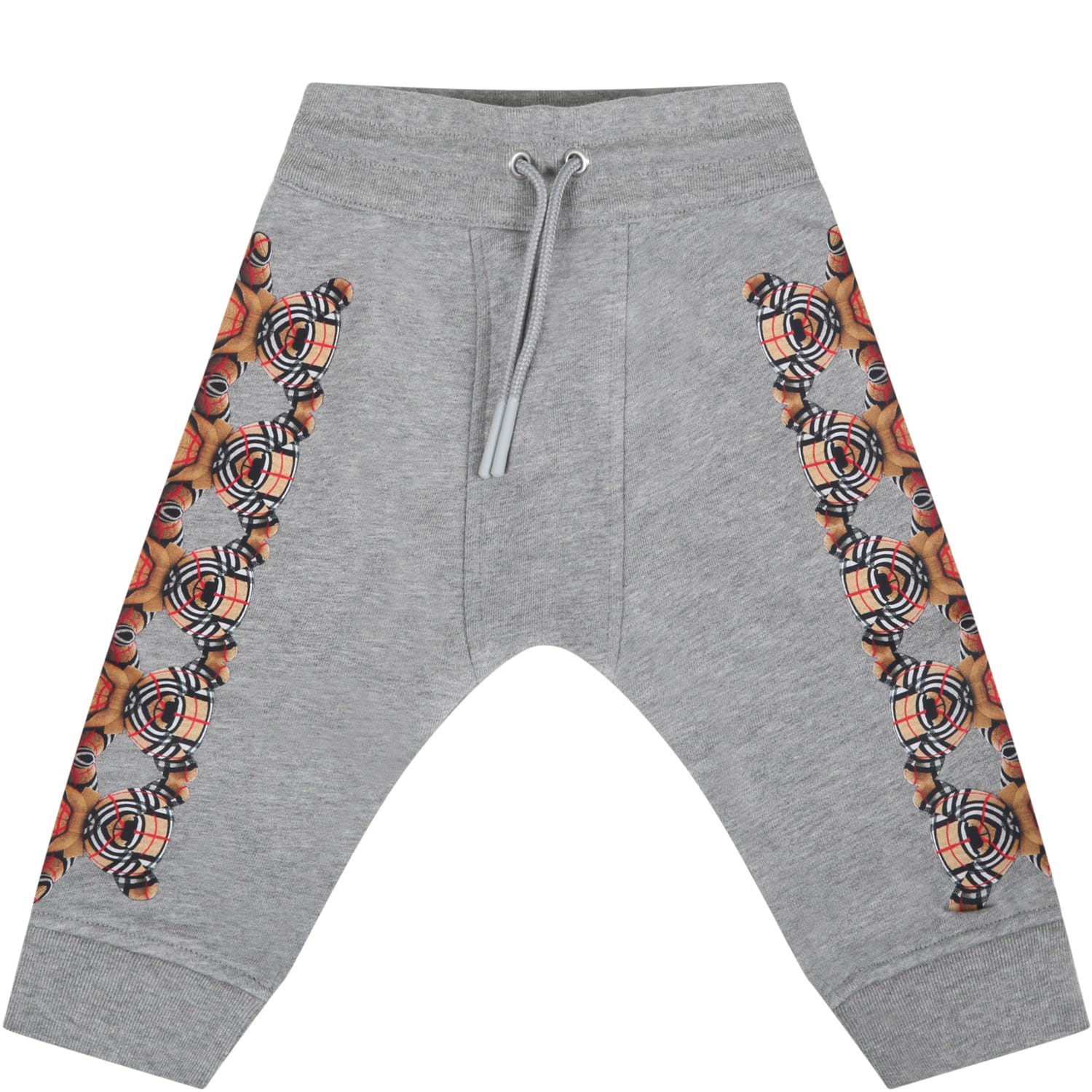 Burberry Grey Sweatpant For Baby Kids With Bears