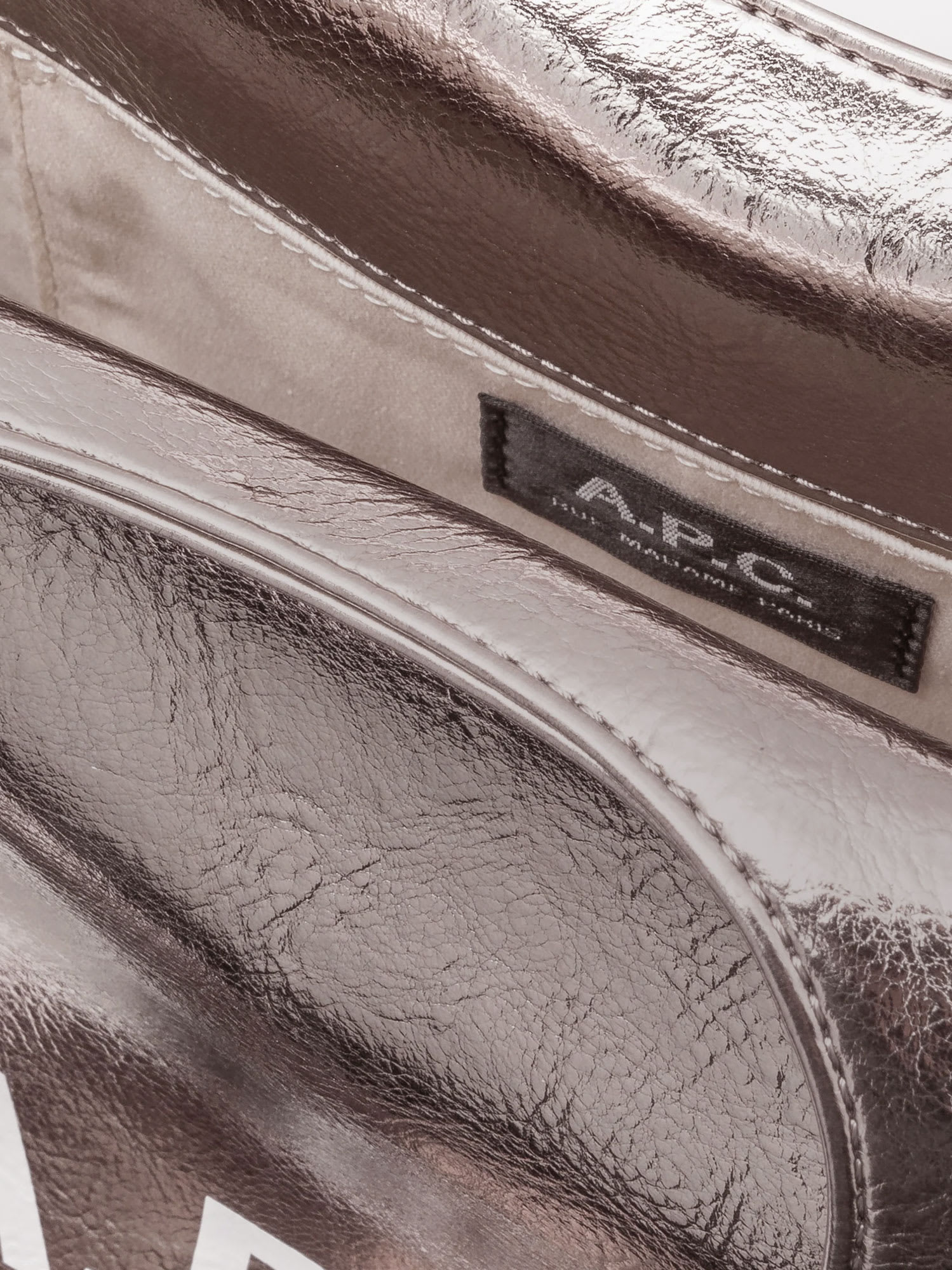 Apc Shoulder Bag With Maxi Logo Print