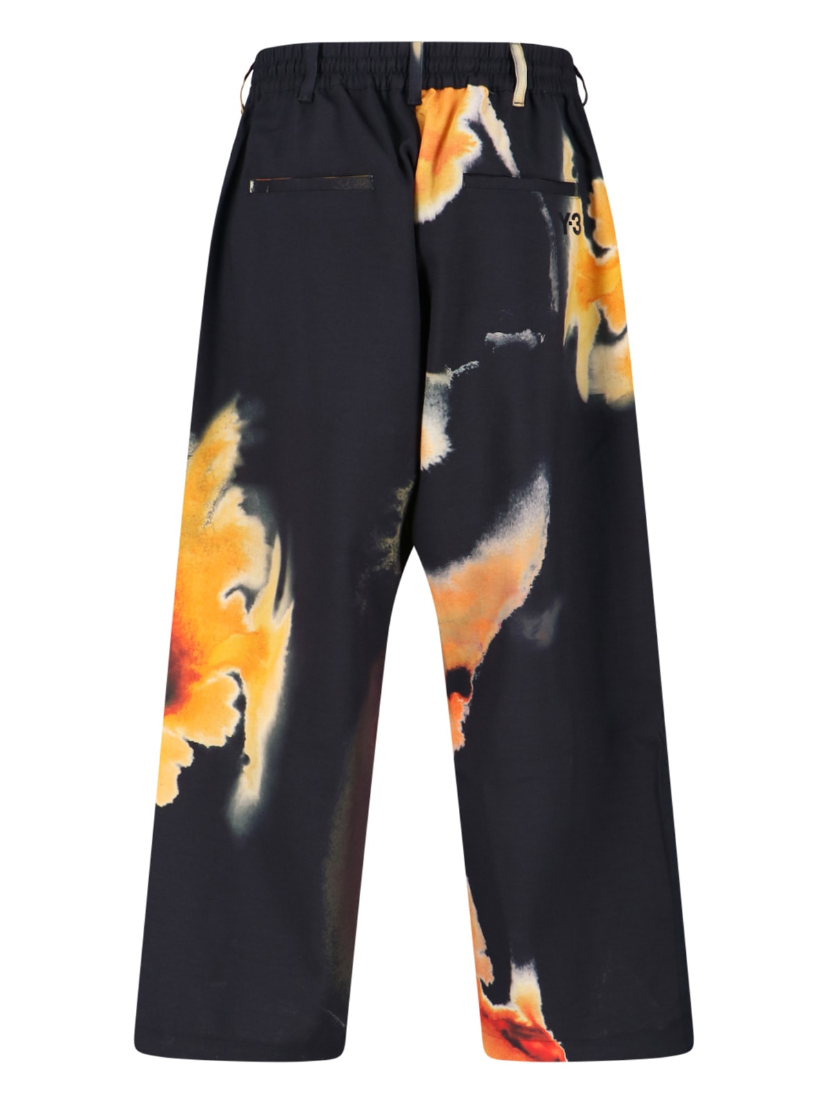 Y-3 Allover Print Sport Uniform Track Pants In Black