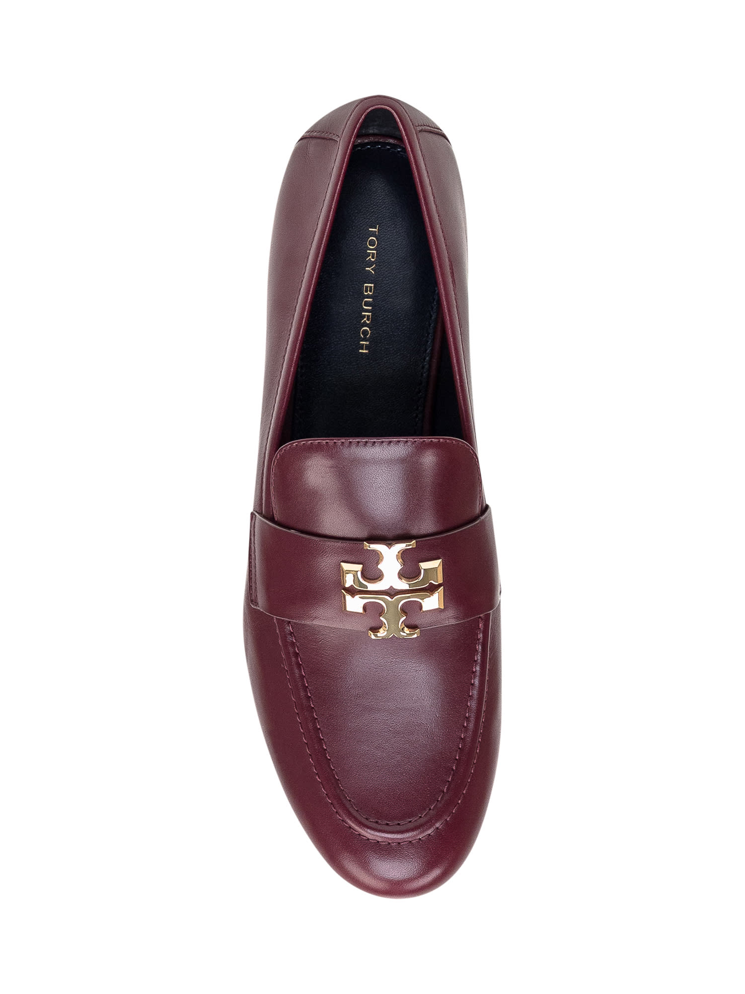 Shop Tory Burch Eleanor Loafer In Dark Carmine