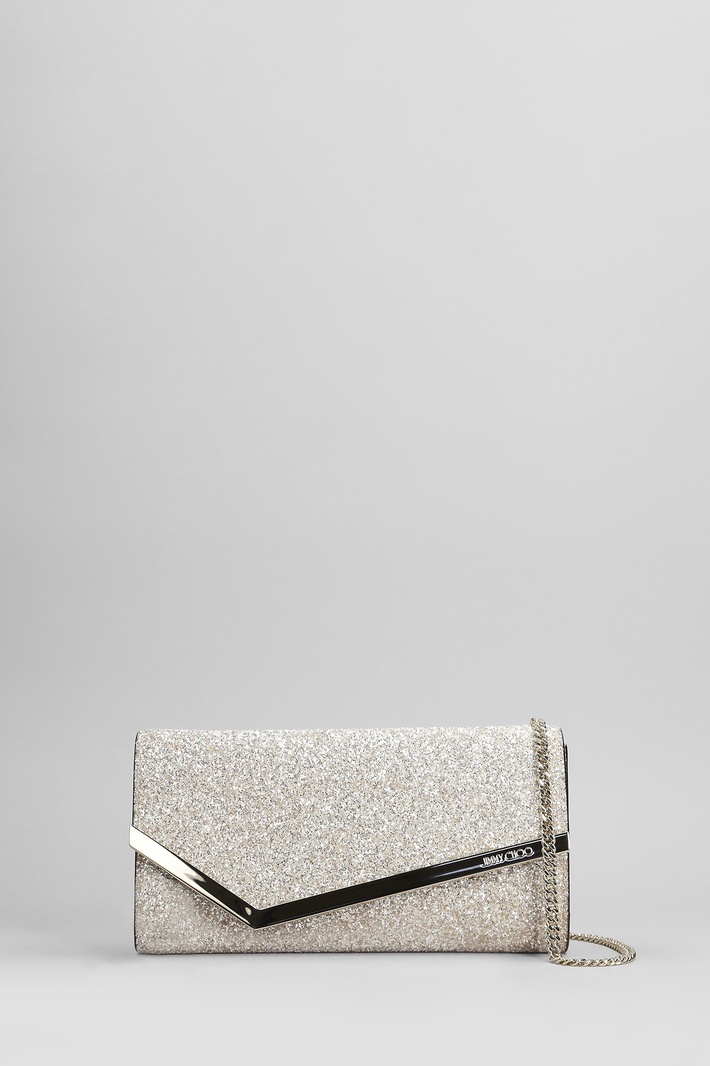 Emmie Clutch In Gold Glitter