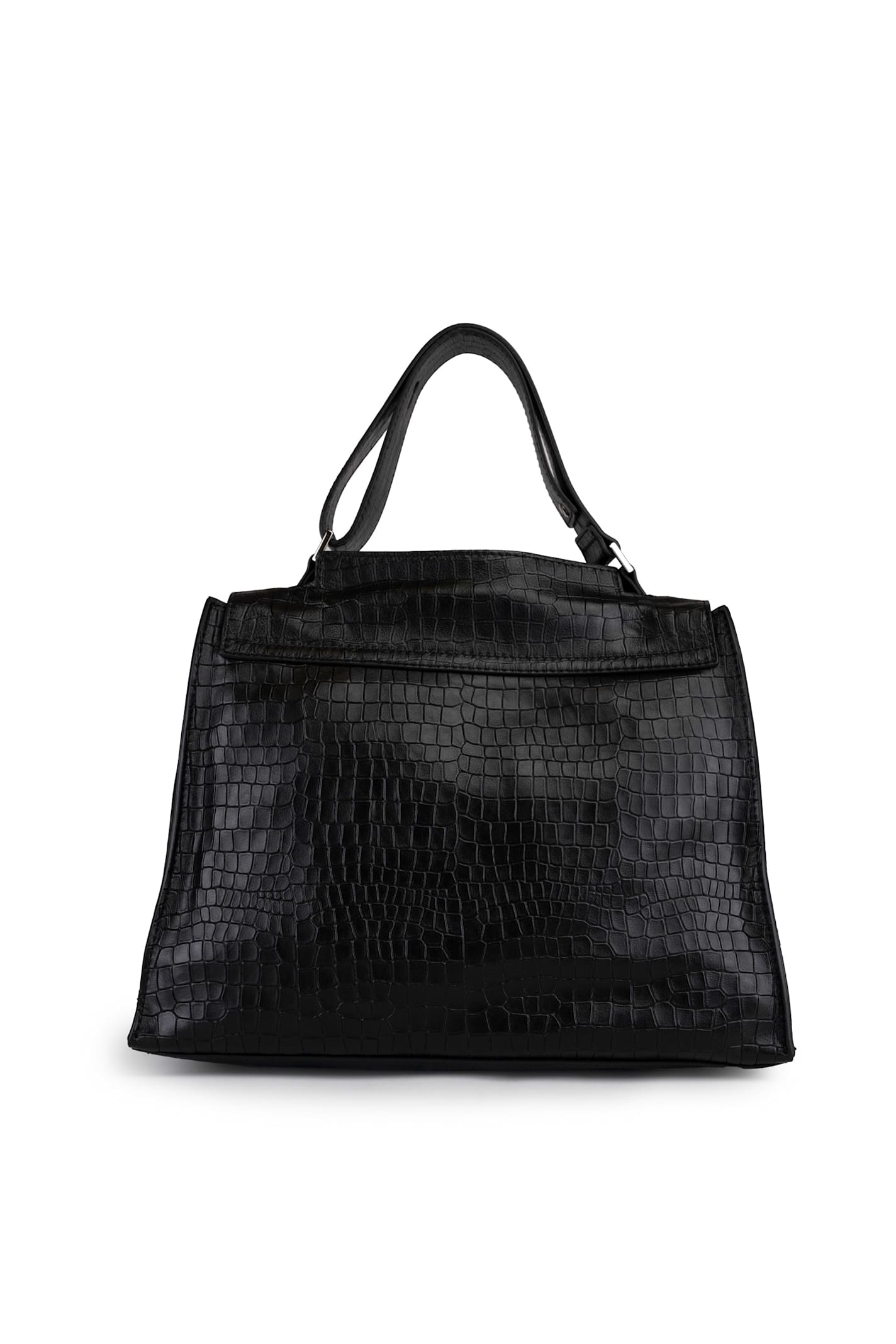 Shop Orciani Sveva Cocco Shoulder Bag In Nappa In Nero