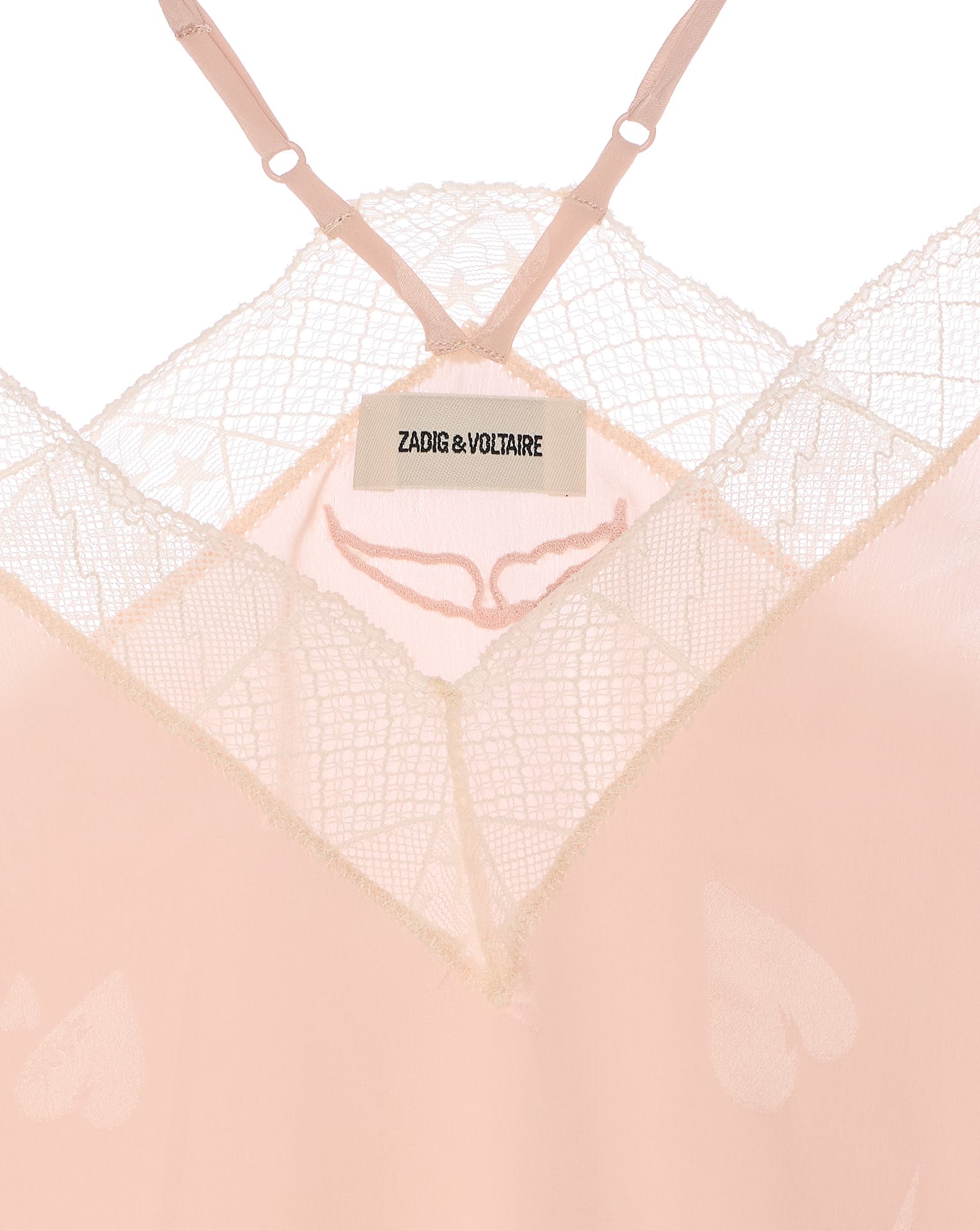 Zadig & Voltaire Christy Heart Top In Pink