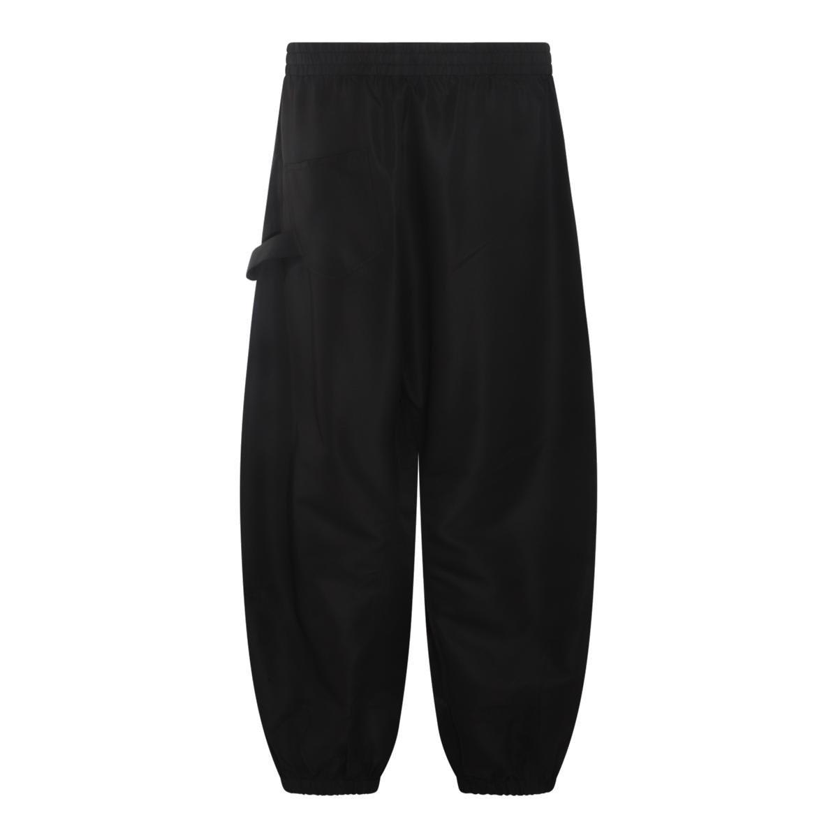 Shop Jw Anderson Anchor Logo Printed Twisted Joggers