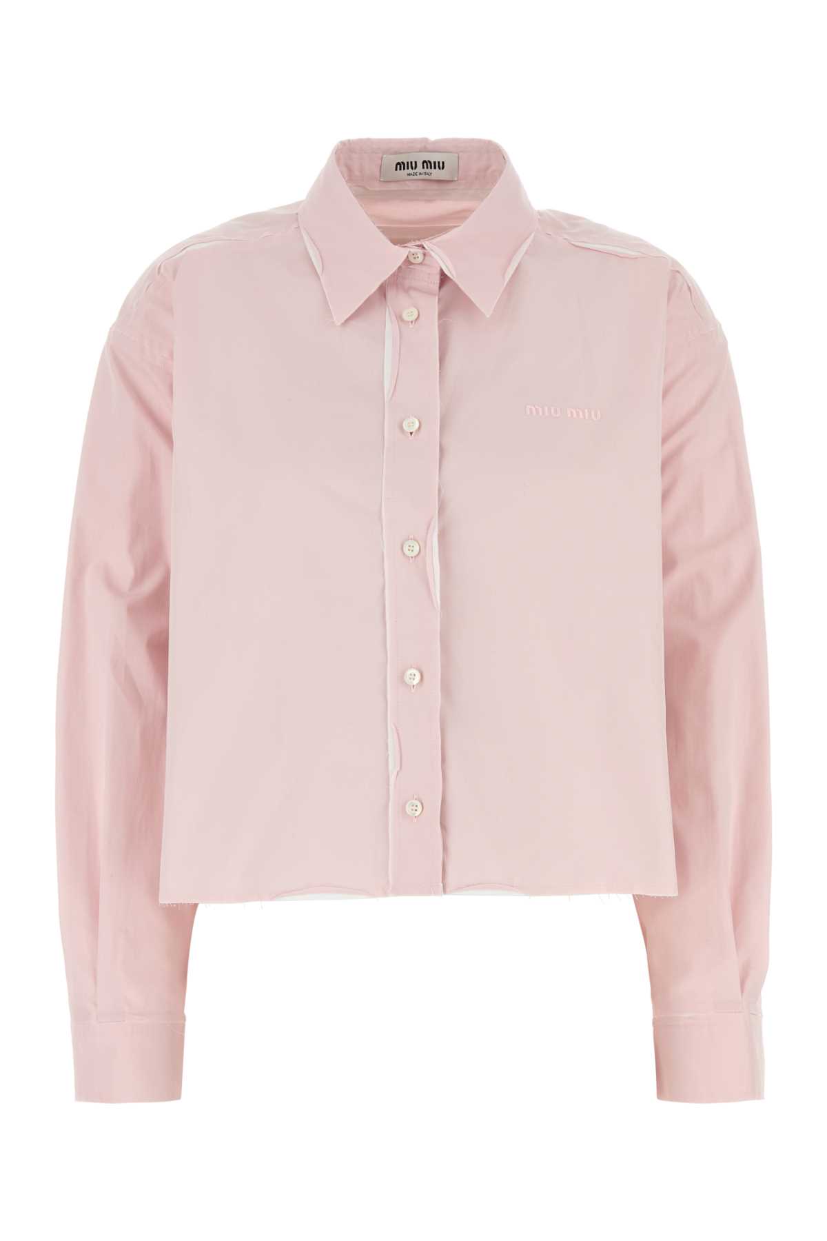 Pastel Pink Poplin Shirt