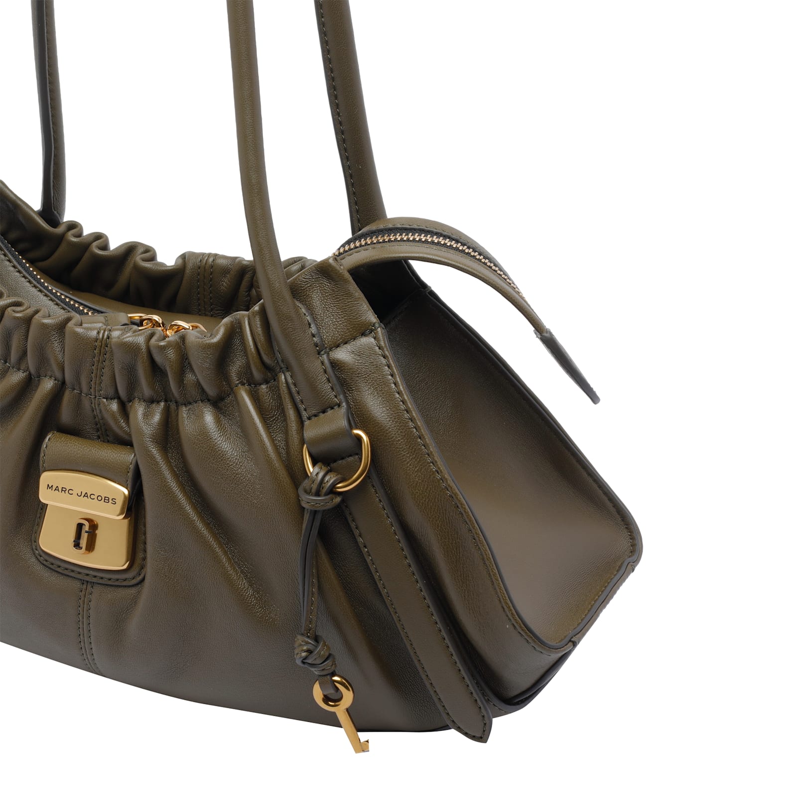 Marc Jacobs Small Satchel Bag Featuring Shoulder Straps In Green