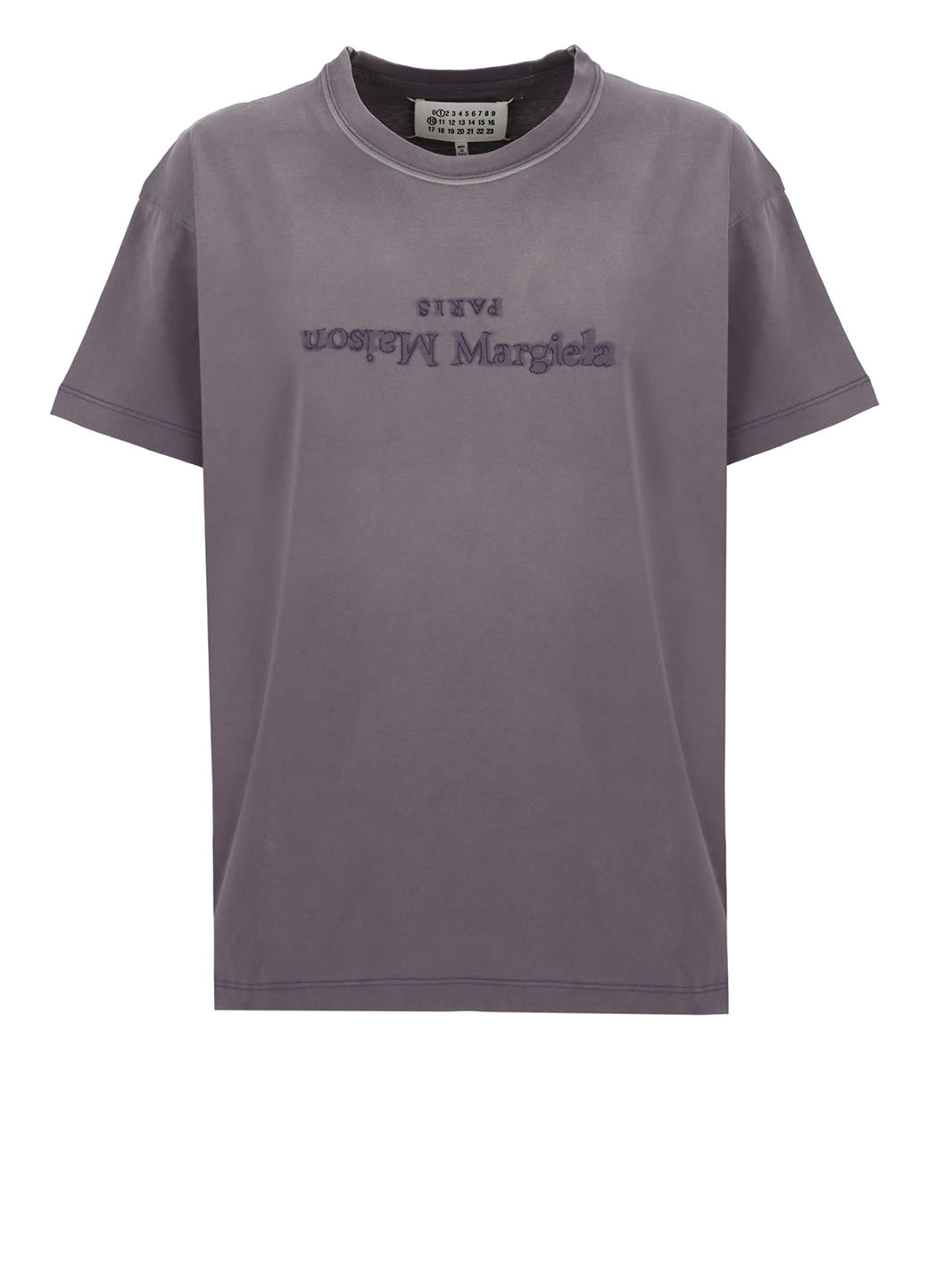 Shop Maison Margiela Cotton T-shirt In Purple