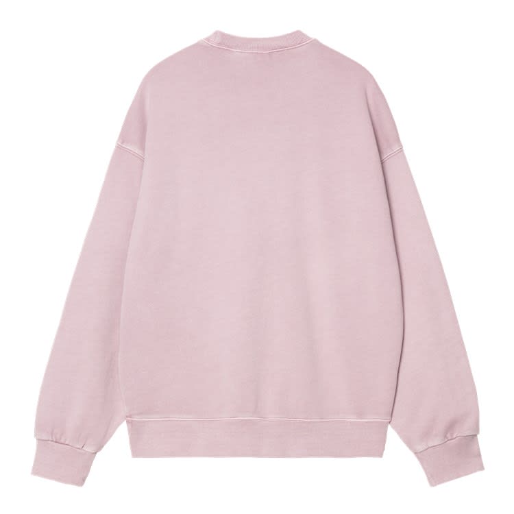 スウェット・トレーナー CARHARTT WIP Cotton sweatshirt with washed out effect Rosa Carhartt Cotton Sweatshirt With Washed Out Effect In Pink