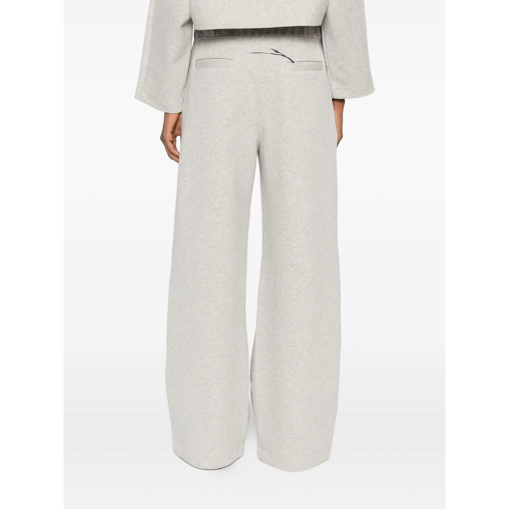 Jean Paul Gaultier Drawstring-cuffed Track Pants In Gray