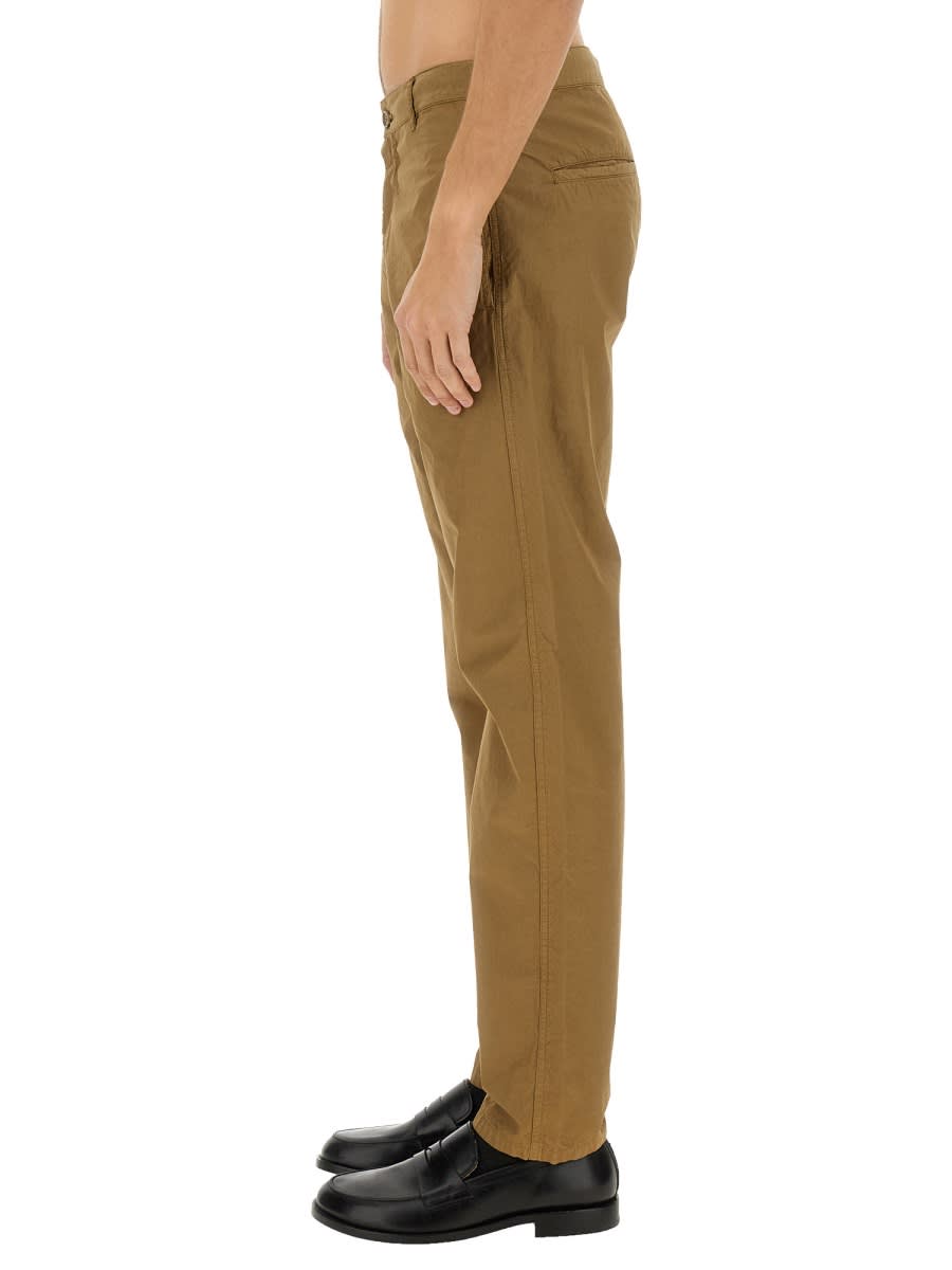 Aspesi Trousers With Functional Pockets And Belt Loops In Beige
