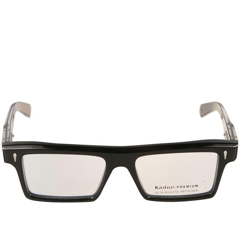 Kador Pemium 3 Rectangle-frame Glasses In Black