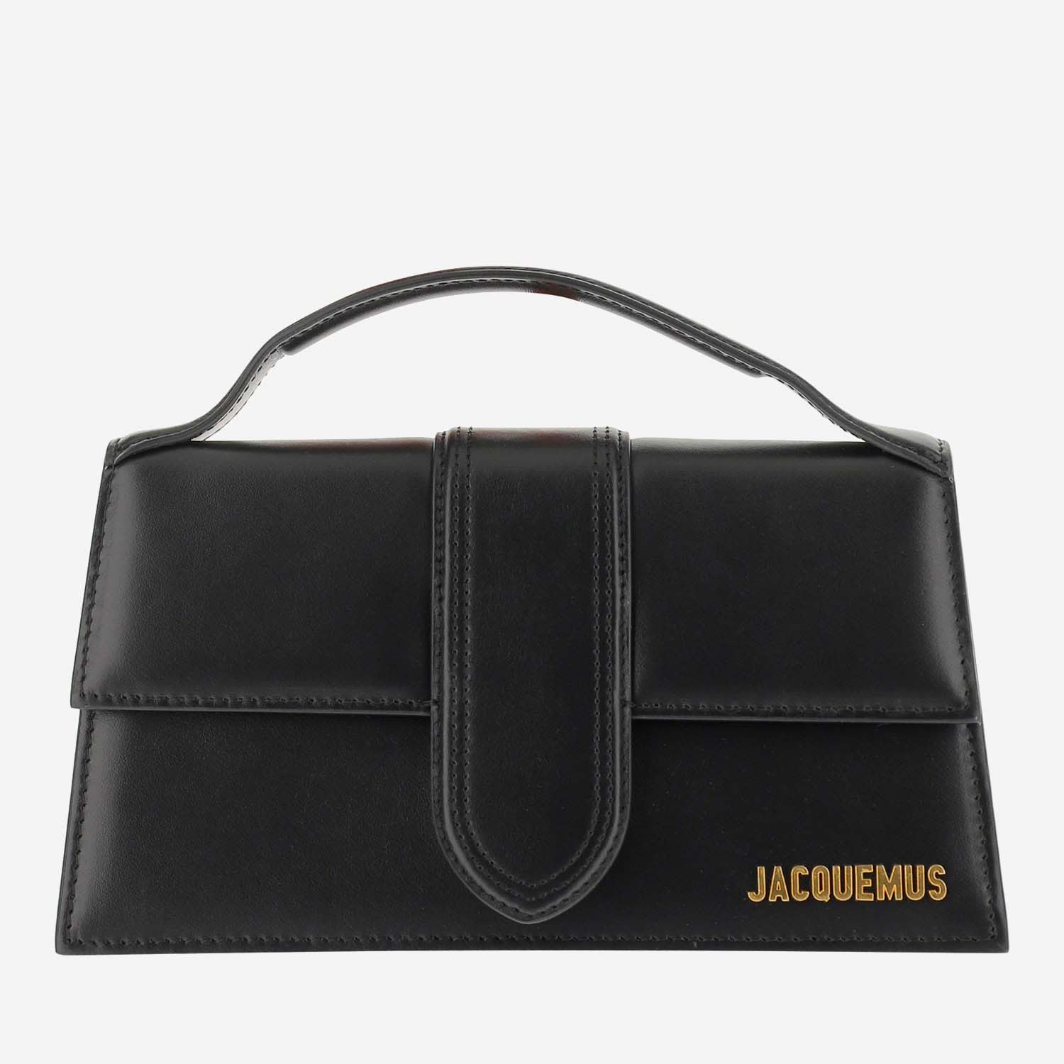 Shop Jacquemus Le Grand Bambino Bag In Black