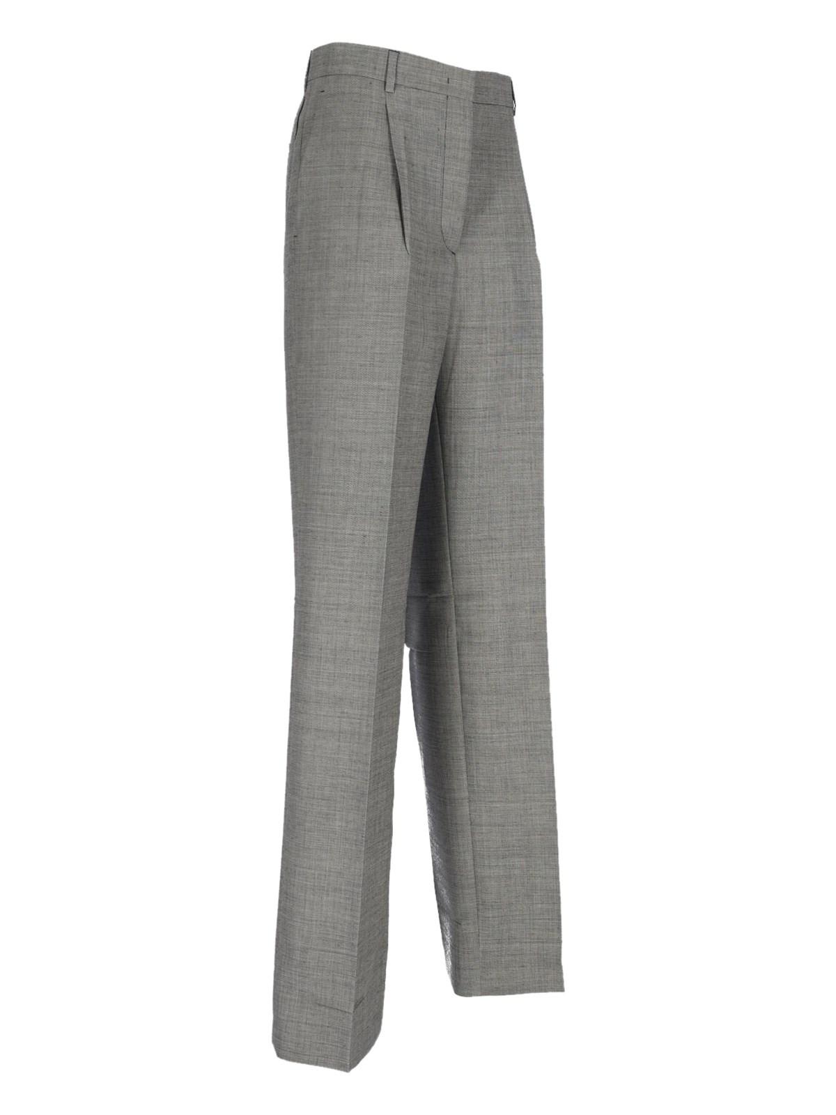 Prada Straight Pants In Gray