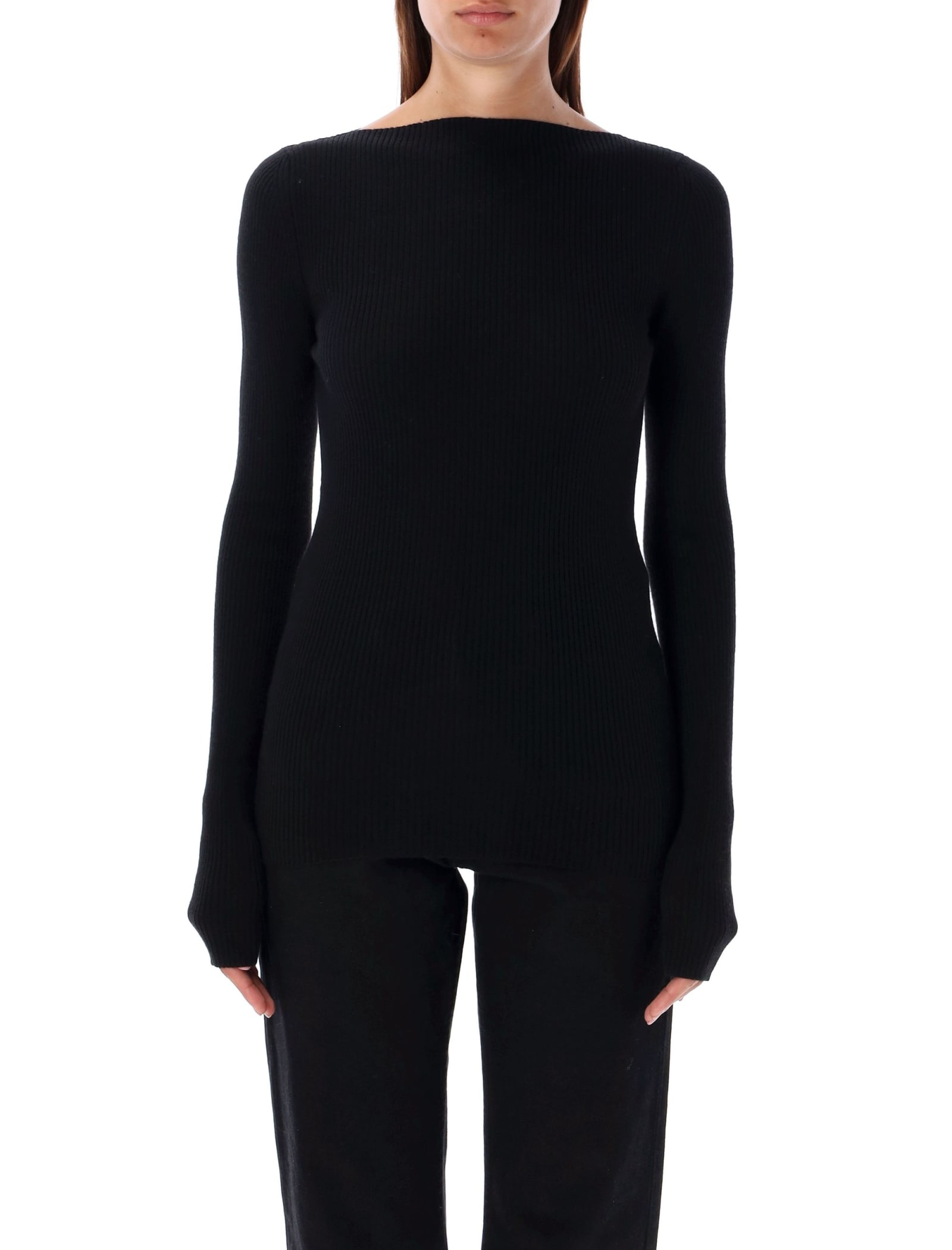 Shop Rick Owens Al Top In Black