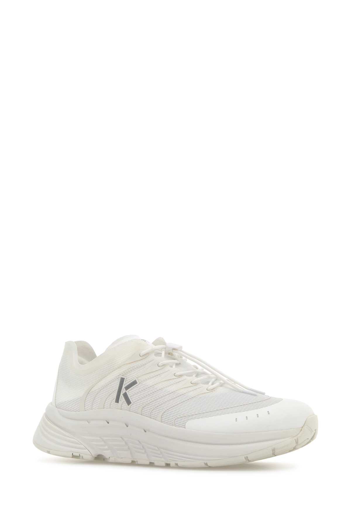 Kenzo Mesh Upper Round Toe Sneakers