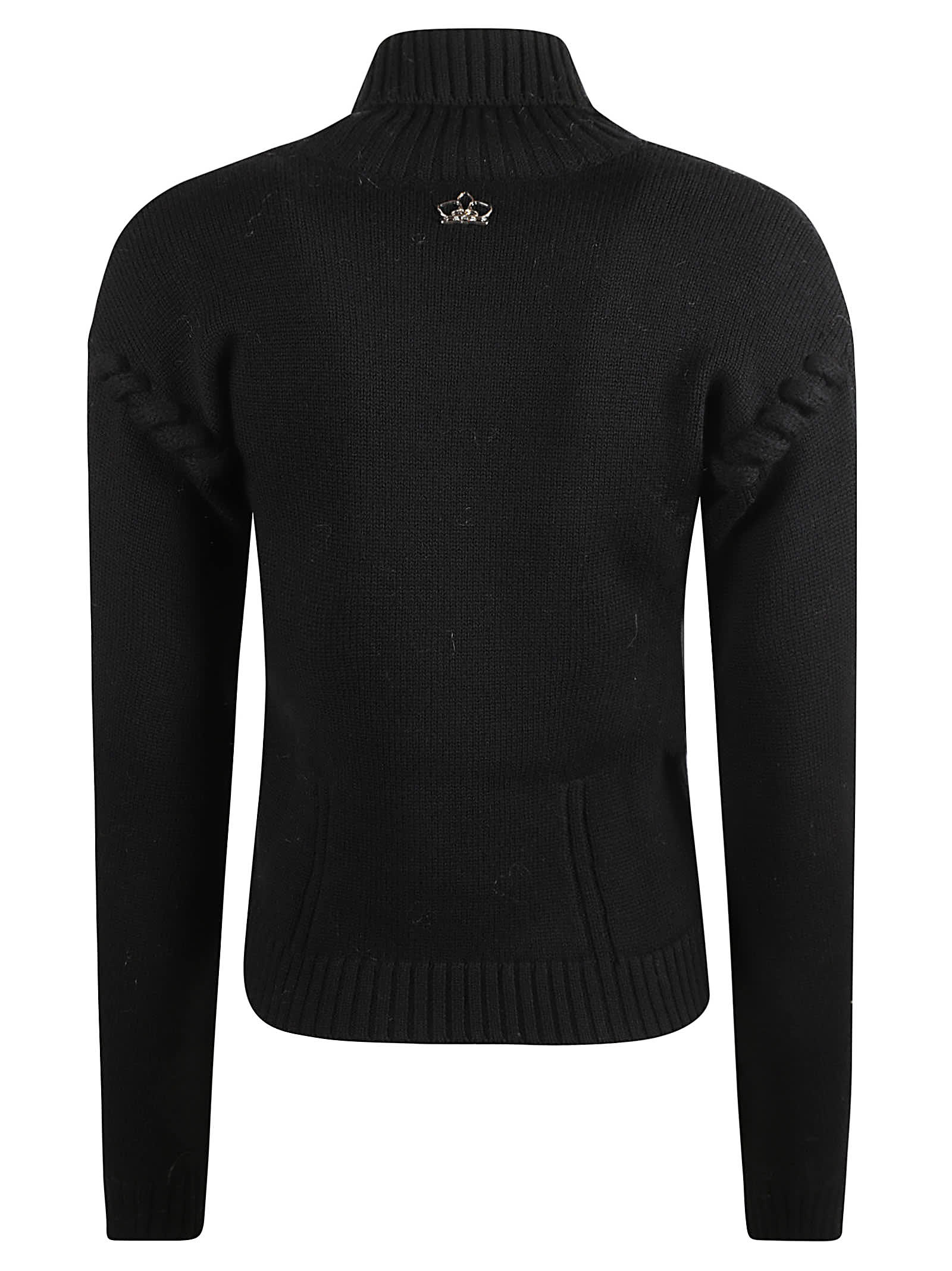 Shop Genny Turtleneck Sweater In Black