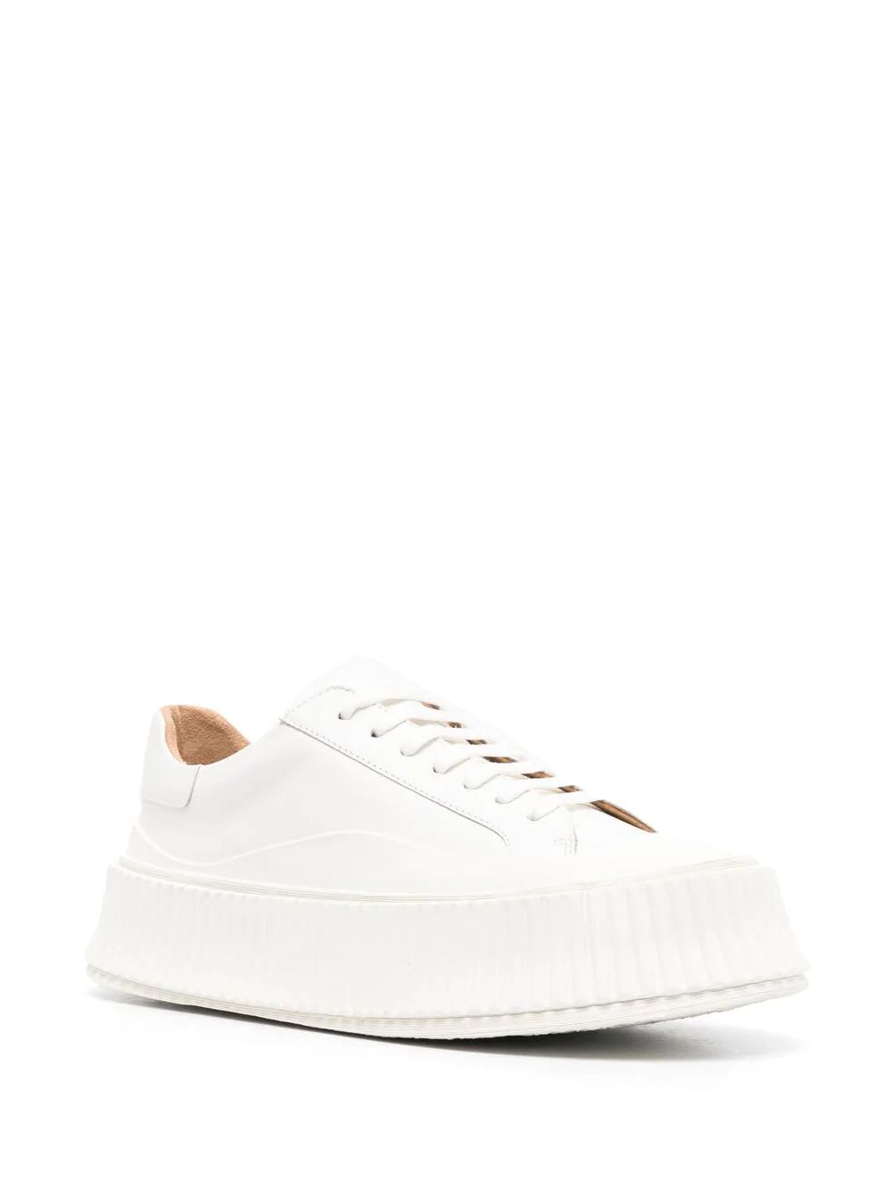 Shop Jil Sander Sneakers In Snow