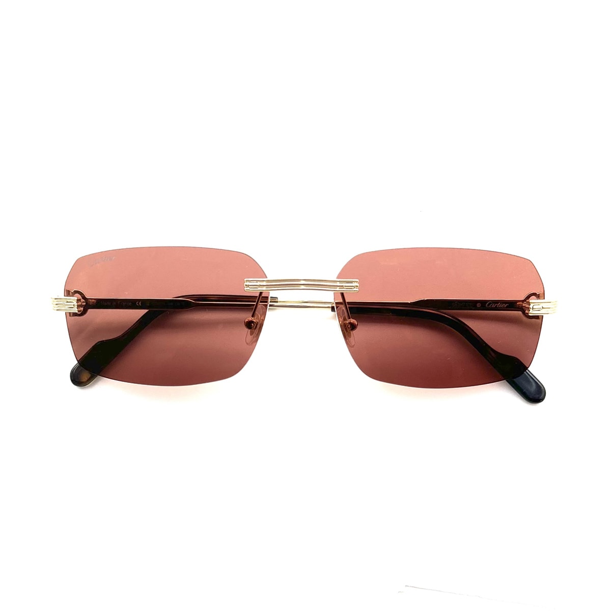 Cartier Ct0271s 004 Sunglasses In Oro