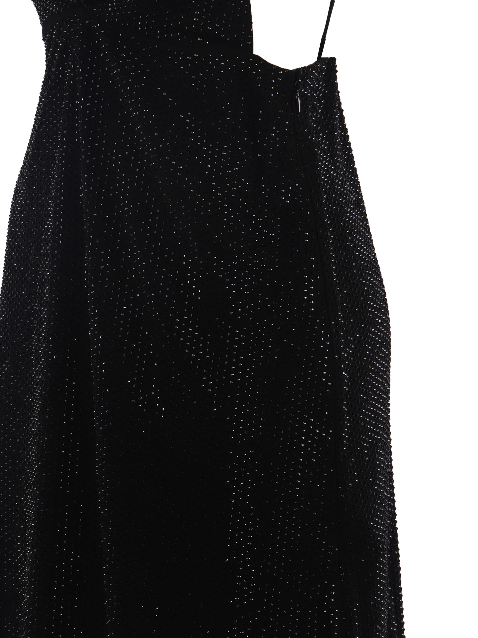 Shop Dsquared2 Mini Dress Sparkling In Black