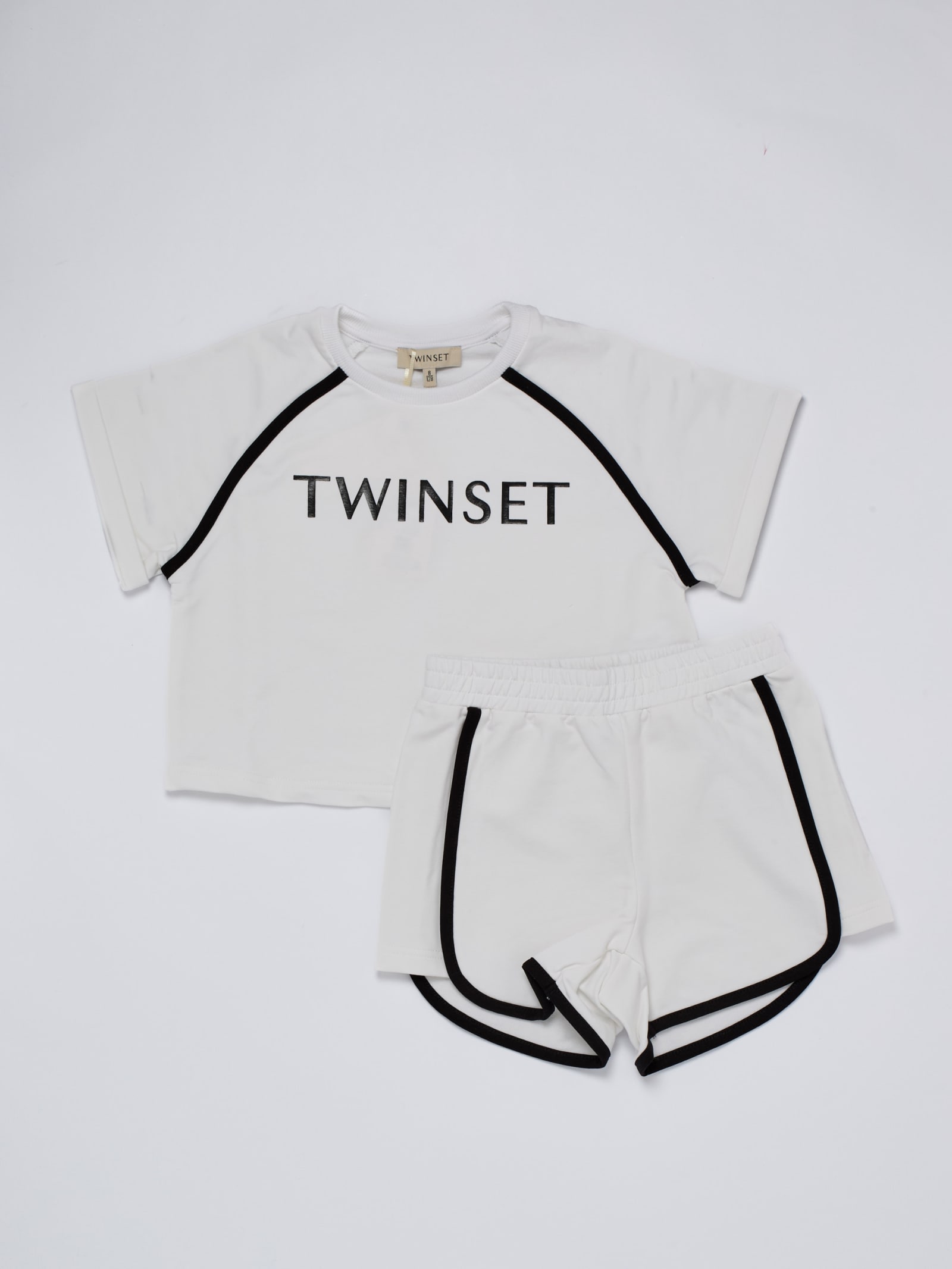 Twinset Kids' Suits Suit In Bianco-nero