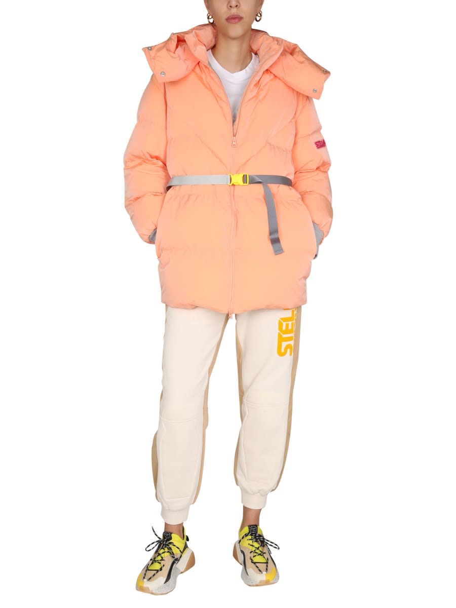 Shop Stella Mccartney Kayla Down Jacket In Orange