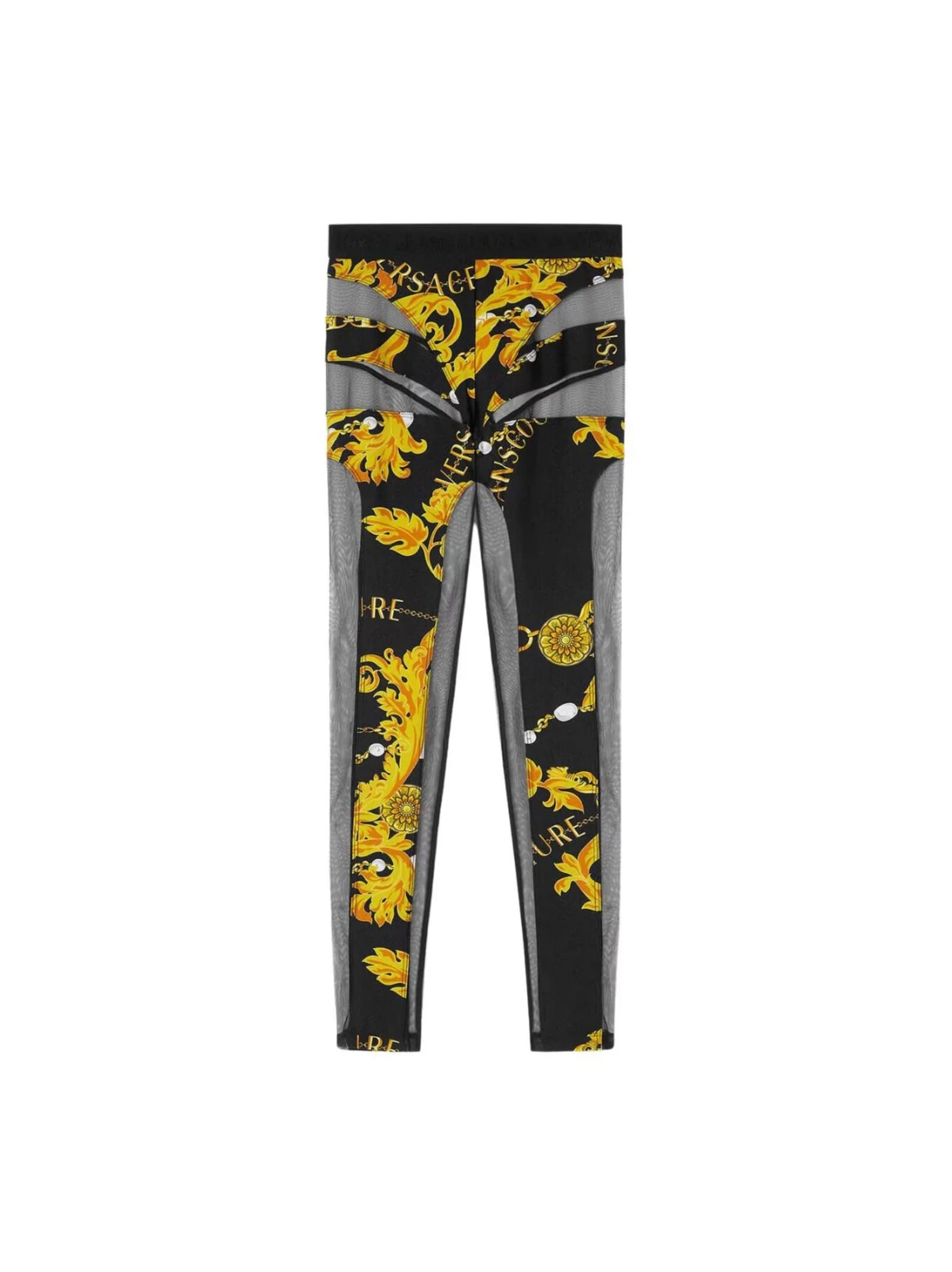 Versace Jeans Couture Leggings In Black