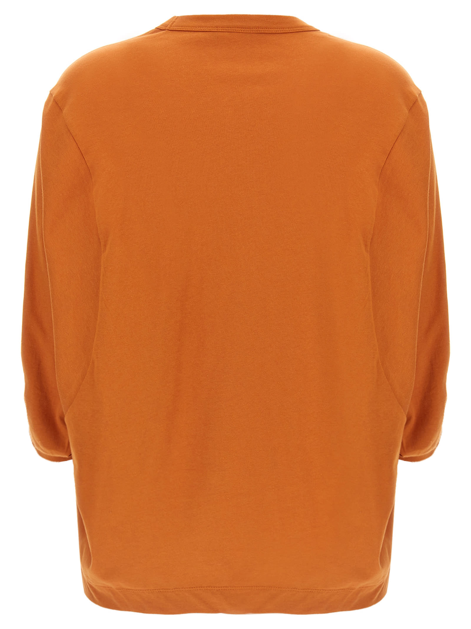Dries Van Noten Relaxed Fit Round Neck Short Sleeves In Orange