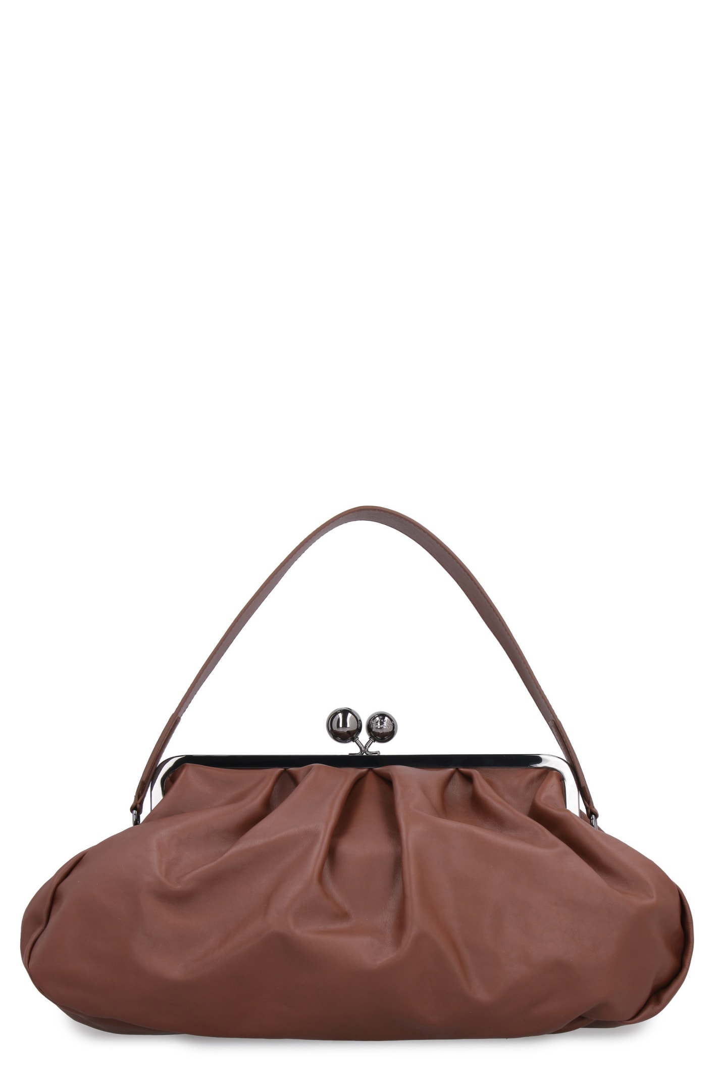Weekend Max Mara Weekend Max Mara Pasticcino Leather Clutch With Strap ...