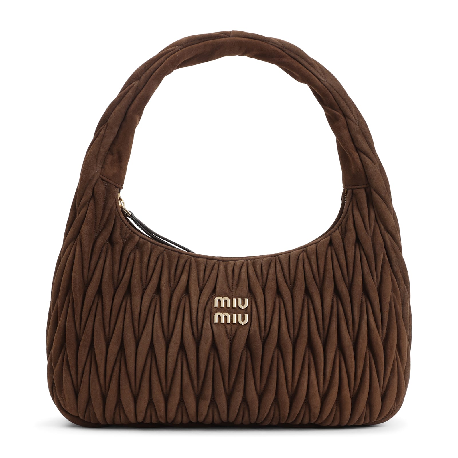 Miu Miu Wander Shoulder Bag In Brown
