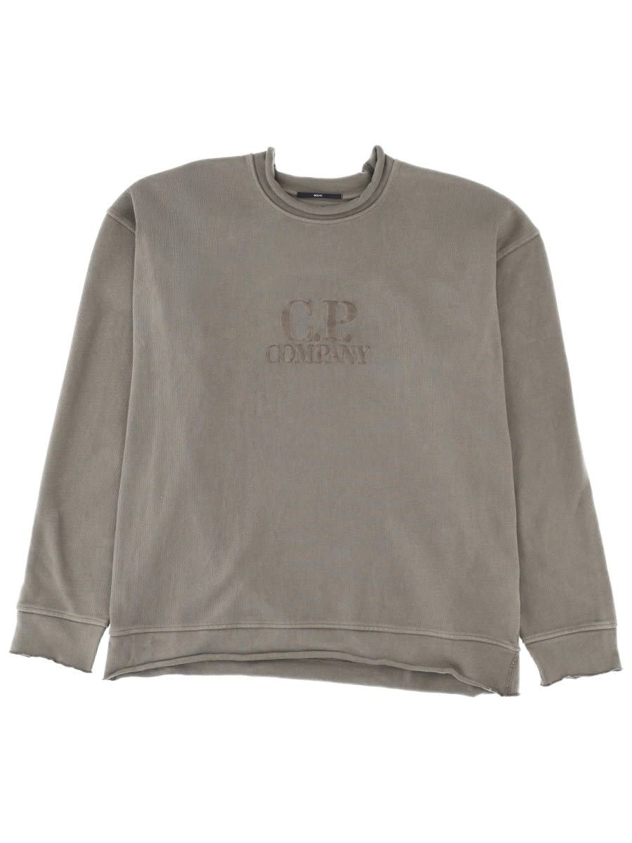C.p. Company C. P. Company Sweatshirt With Embossed Logo In Multi