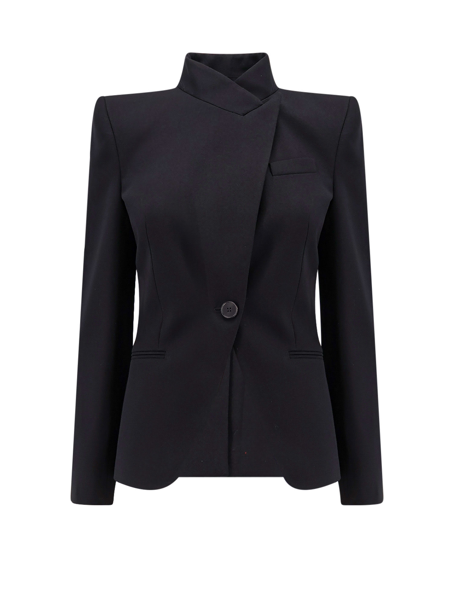 Shop Alexander Mcqueen Blazer In Black