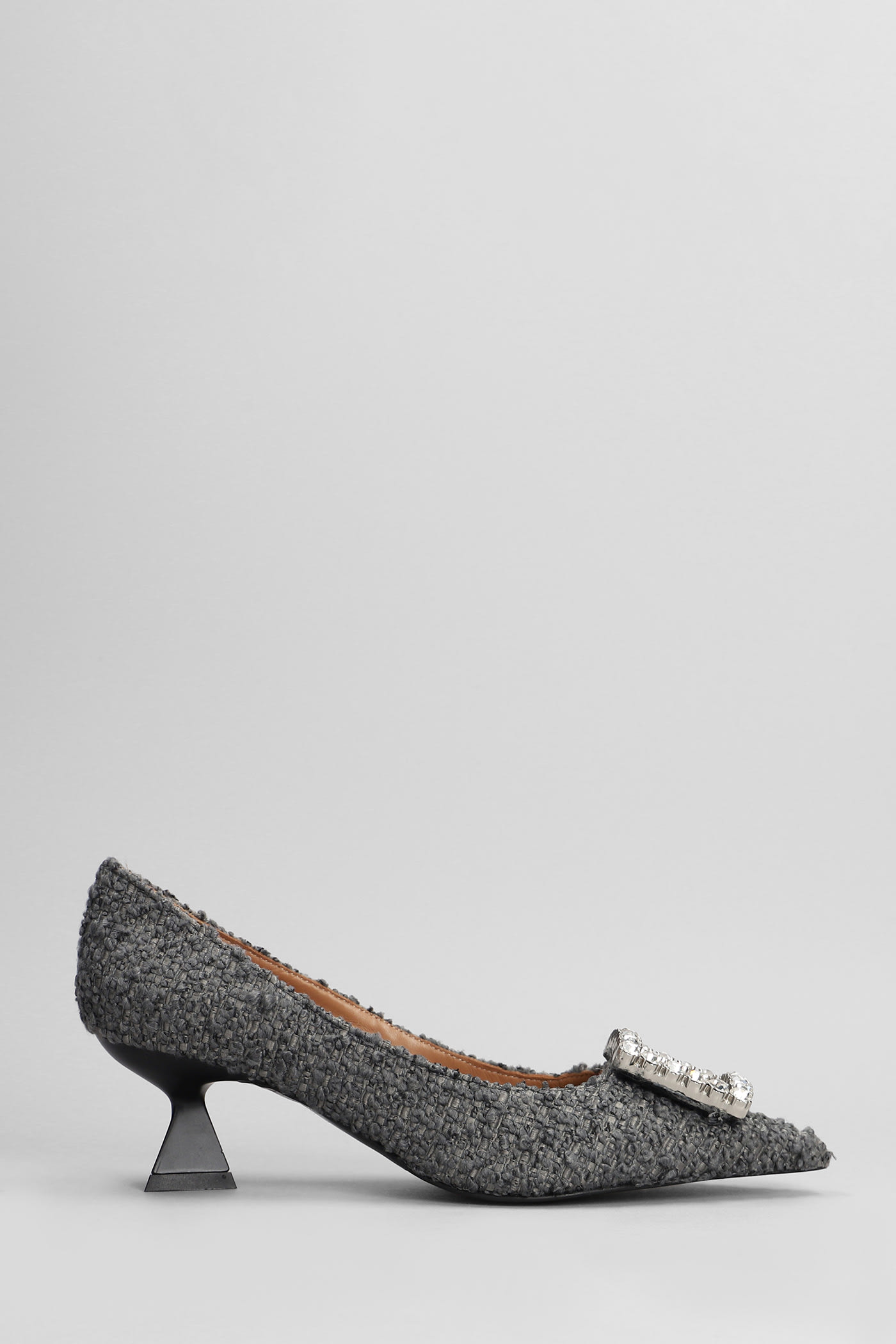 Evilly Pumps In Grey Wool