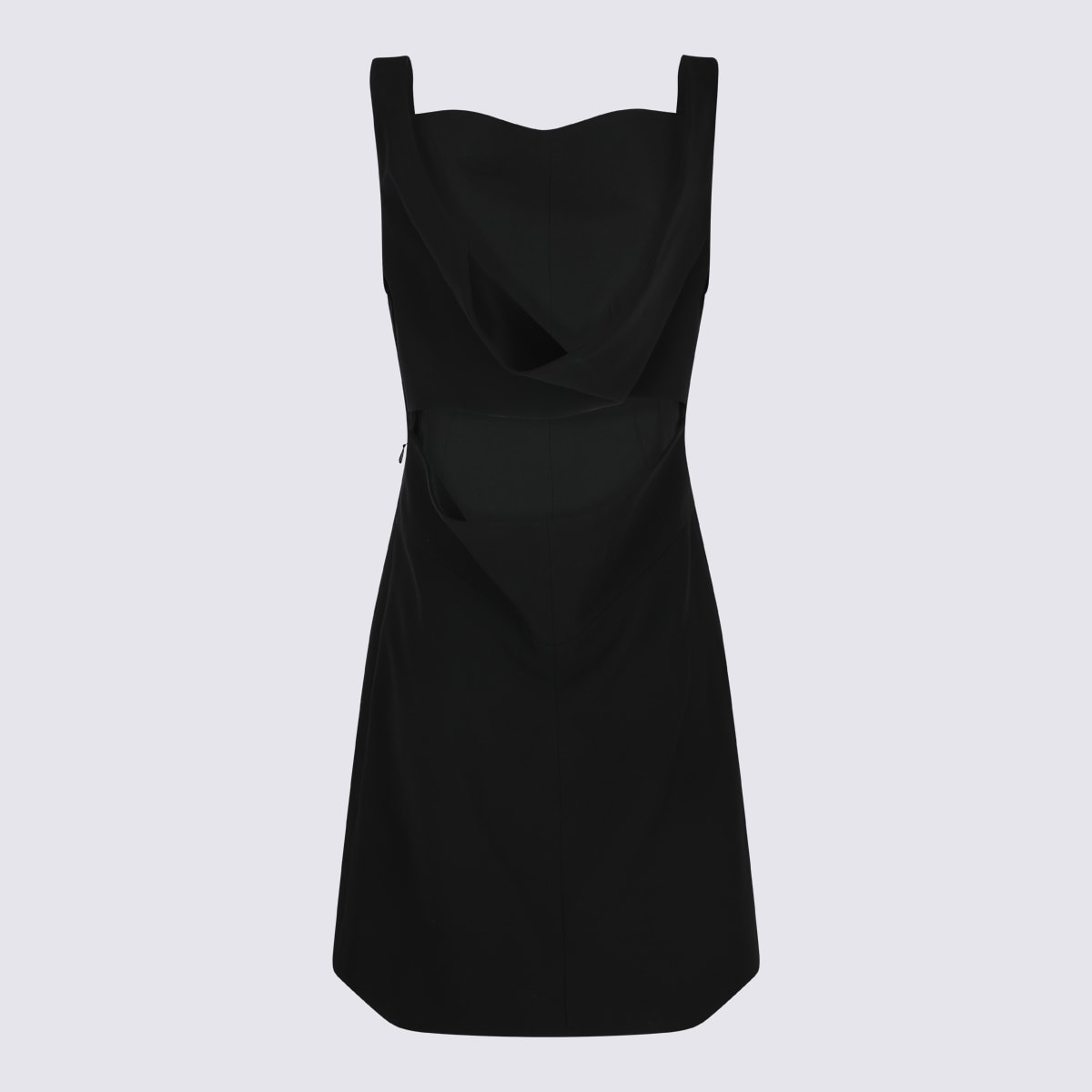 Shop Givenchy Black Viscose Mini Dress