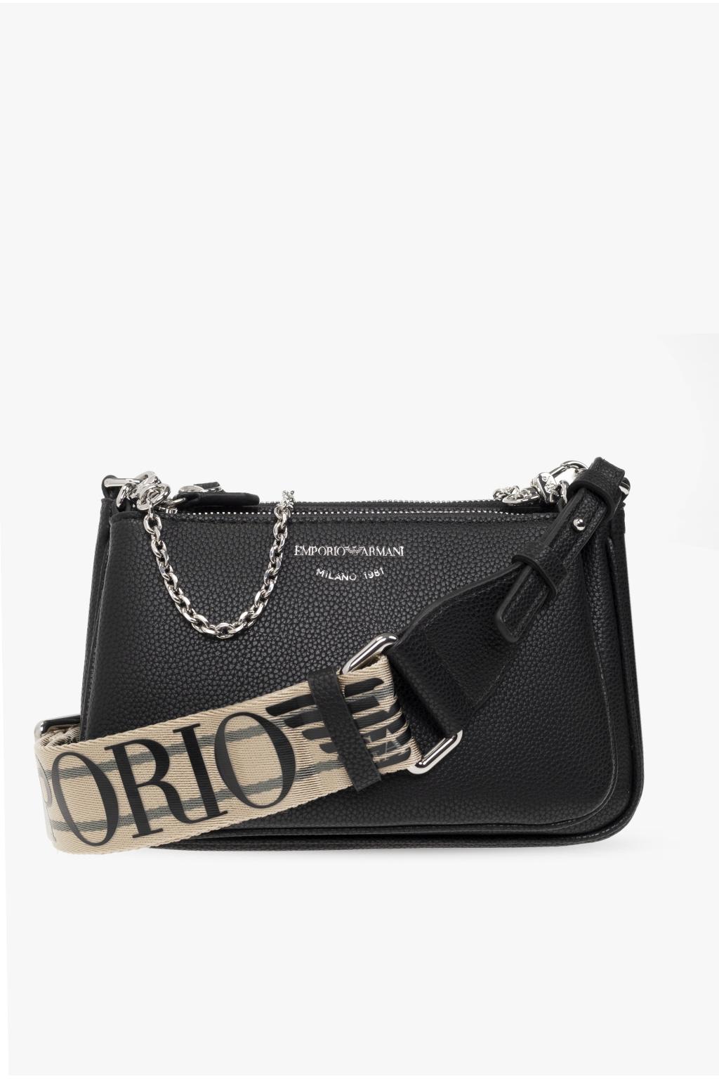 EMPORIO ARMANI DOUBLE SHOULDER BAG