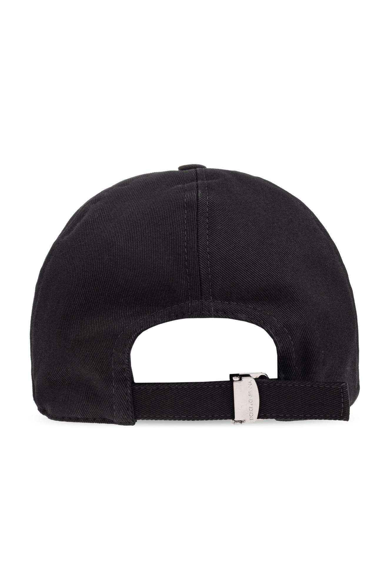 Dolce & Gabbana Baseball Cap In Black