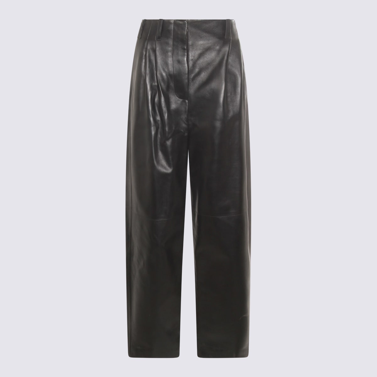 Givenchy Leather Trousers In Black