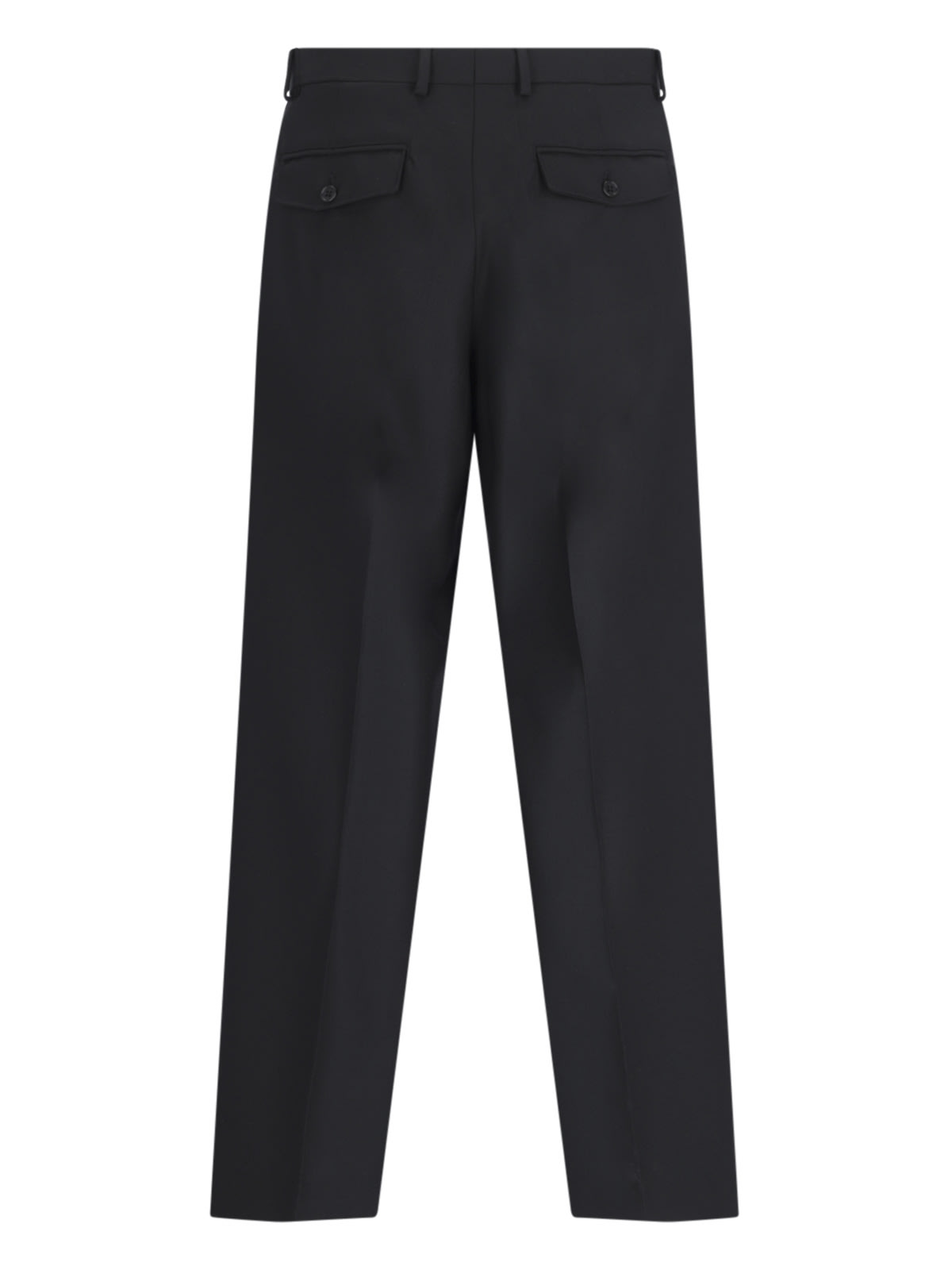 Shop Sunflower Straight Trousers In Black