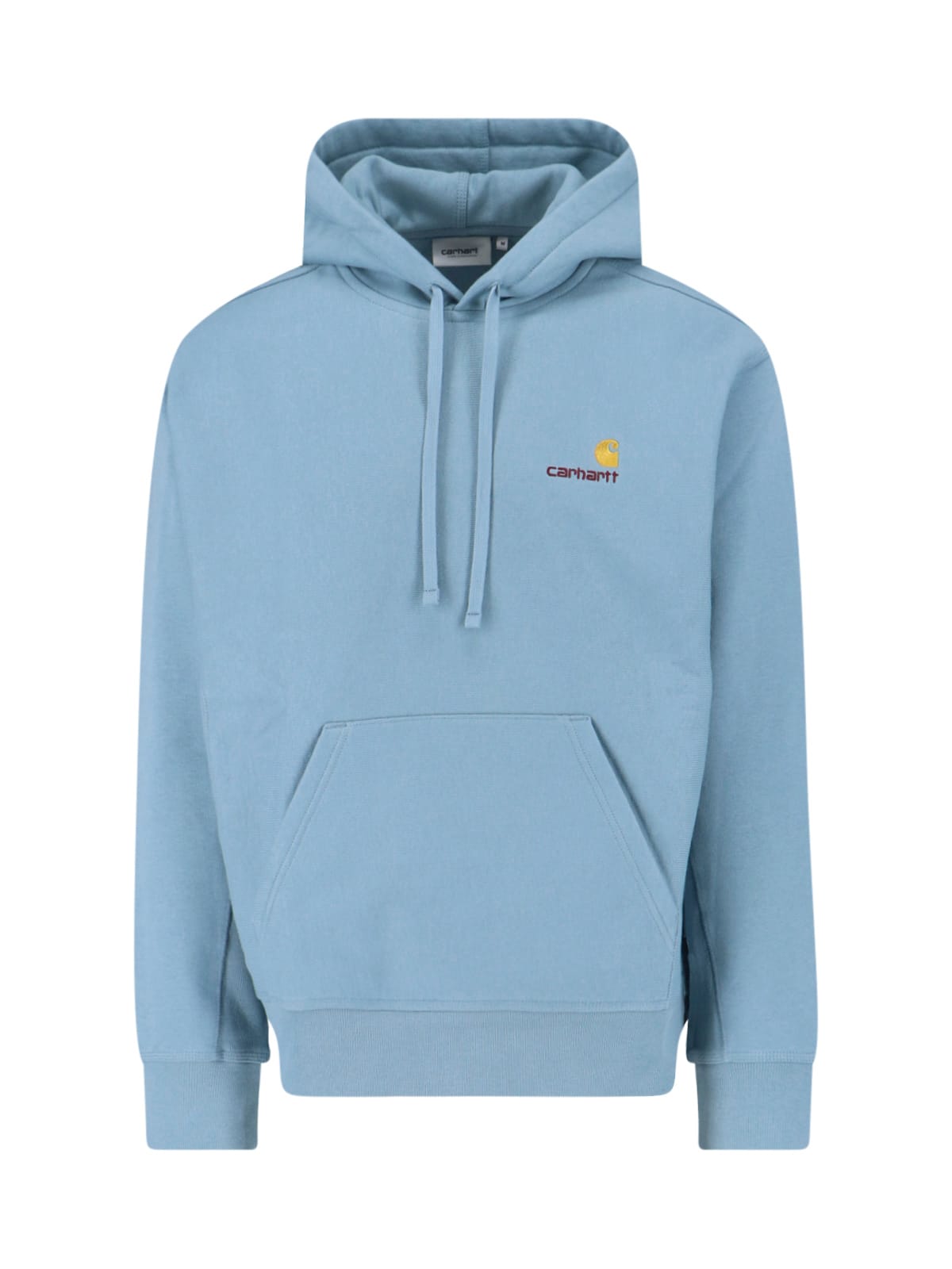 Carhartt American Script Embroidered Hoodie In Blue