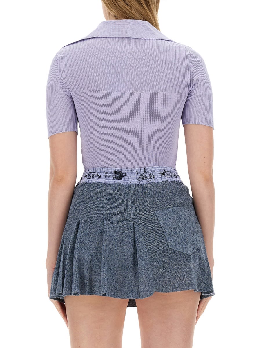 Shop Vivienne Westwood Polo Marina In Lilac