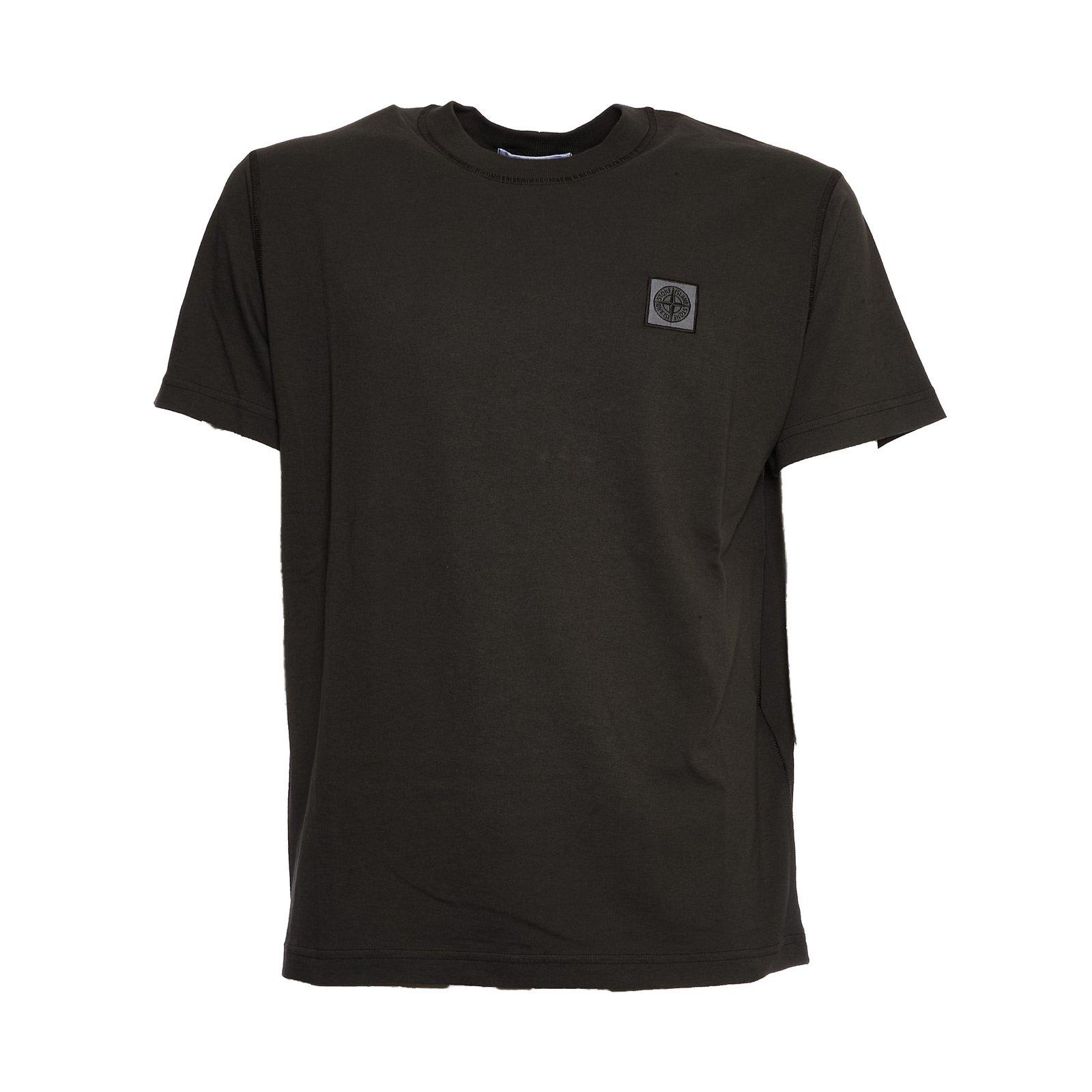 Stone Island Compass Patch Crewneck T-shirt