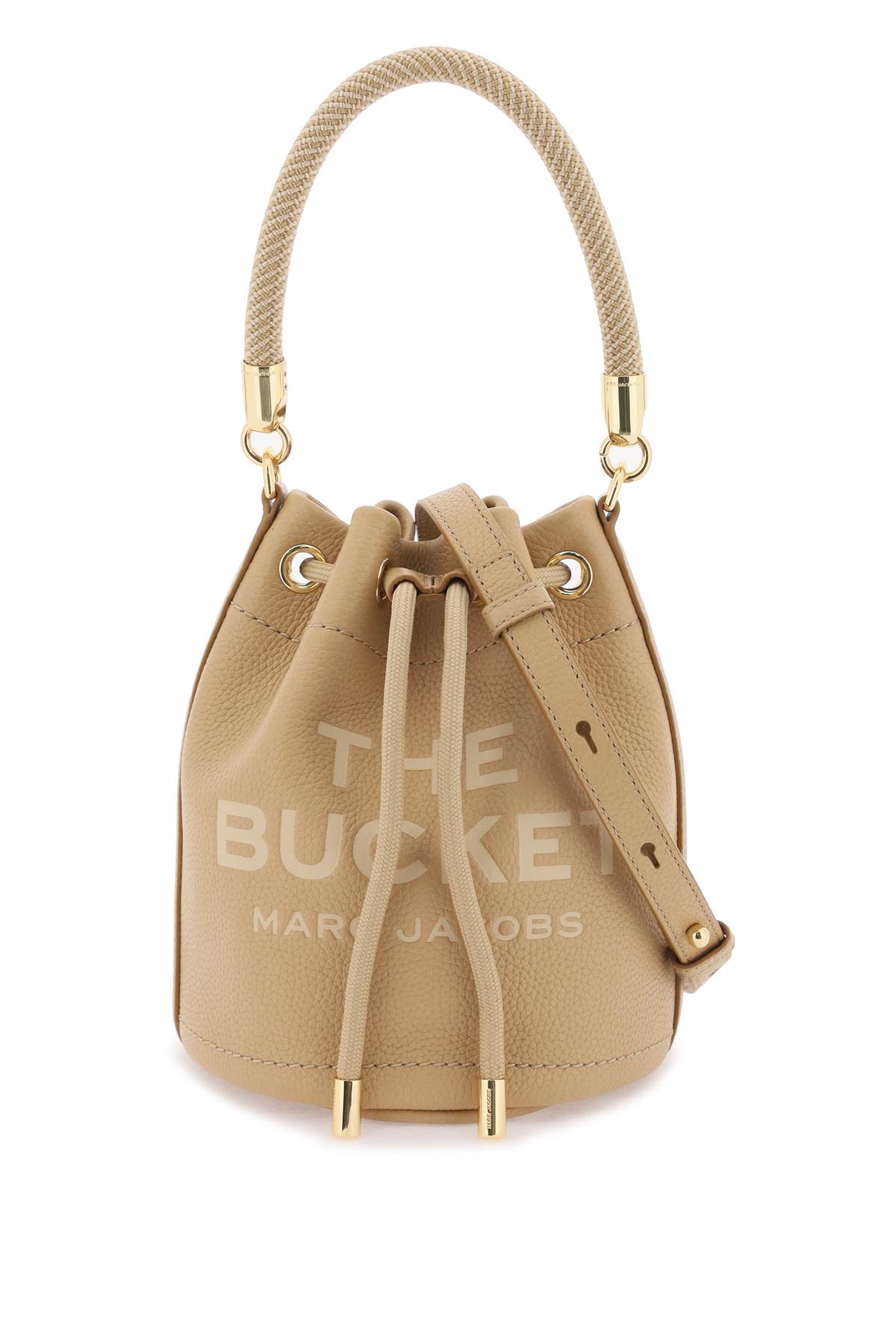 Marc Jacobs The Leather Bucket Bag In Camel (beige)