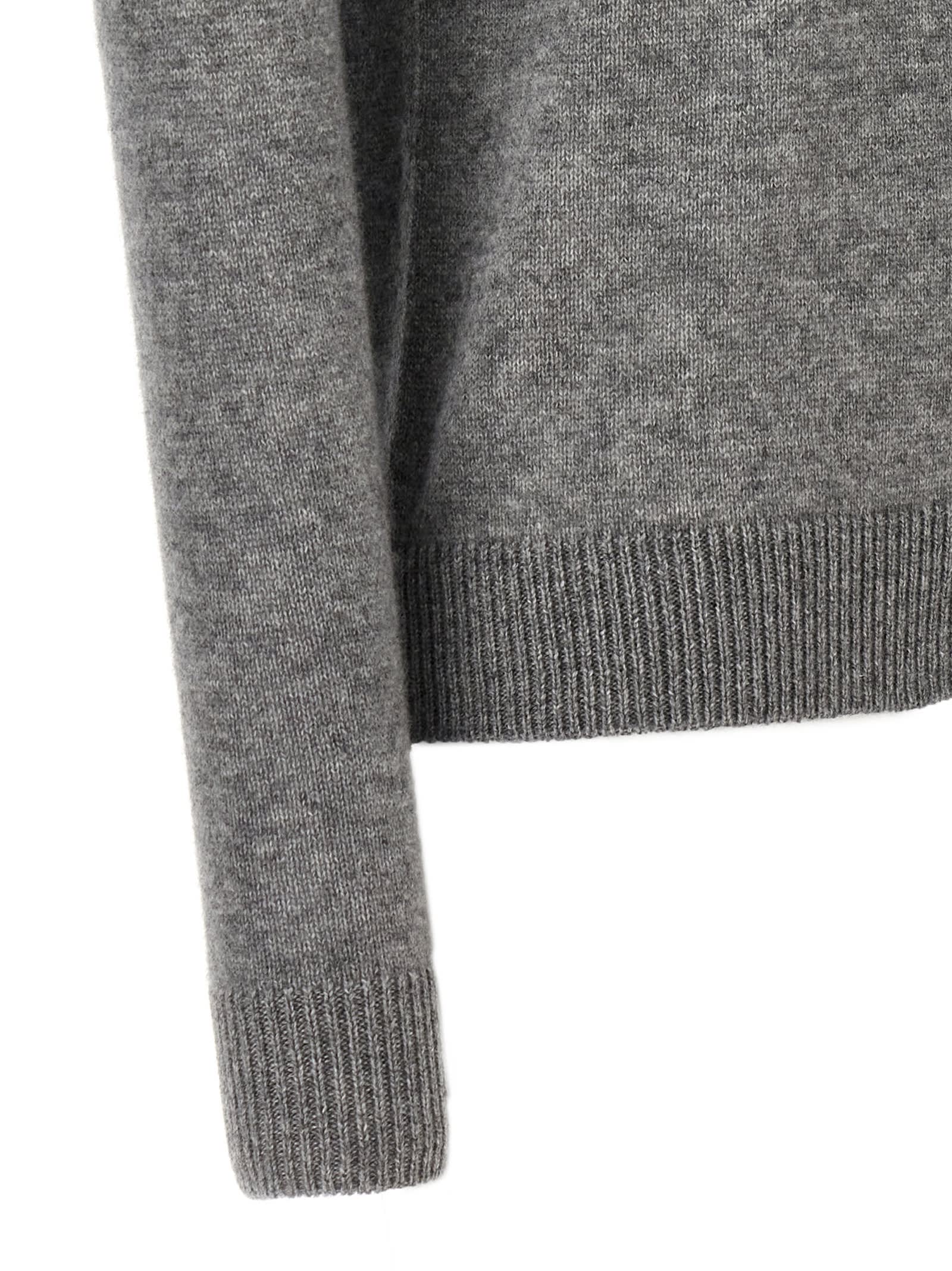 Shop Theory Cashmere Sweater In Gray