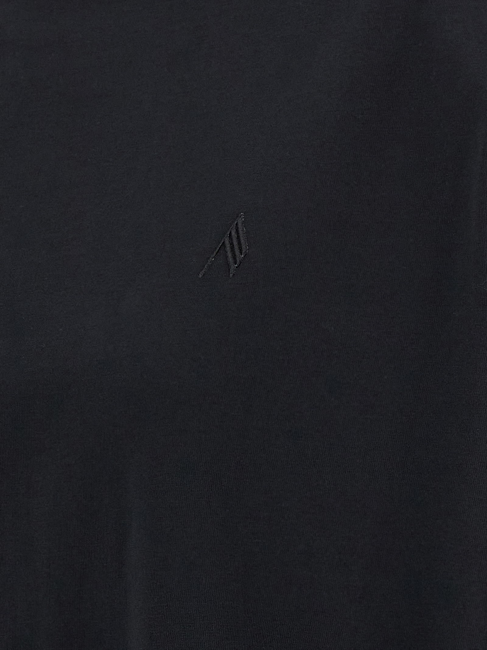 Attico T-shirt Black In Black