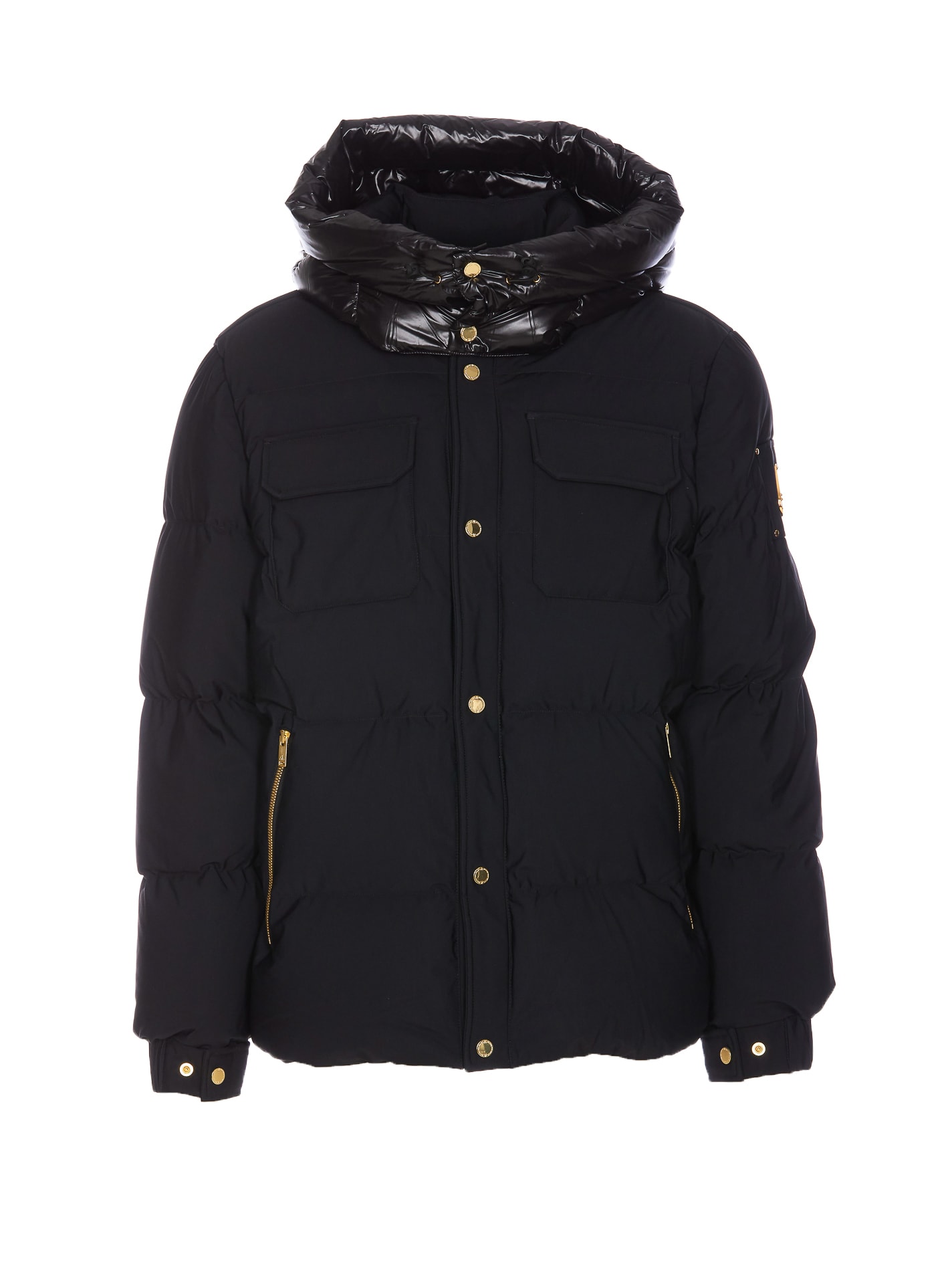 Moose Knuckles Suthep Gold Jacket In Black