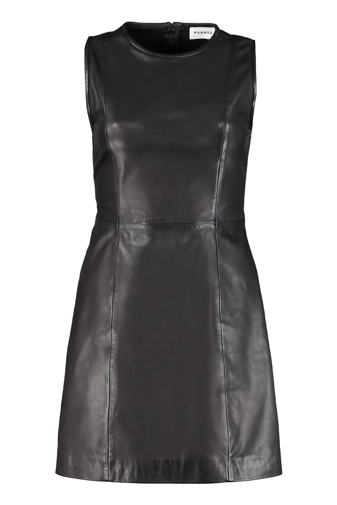 Parosh Maciockx Leather Mini Dress