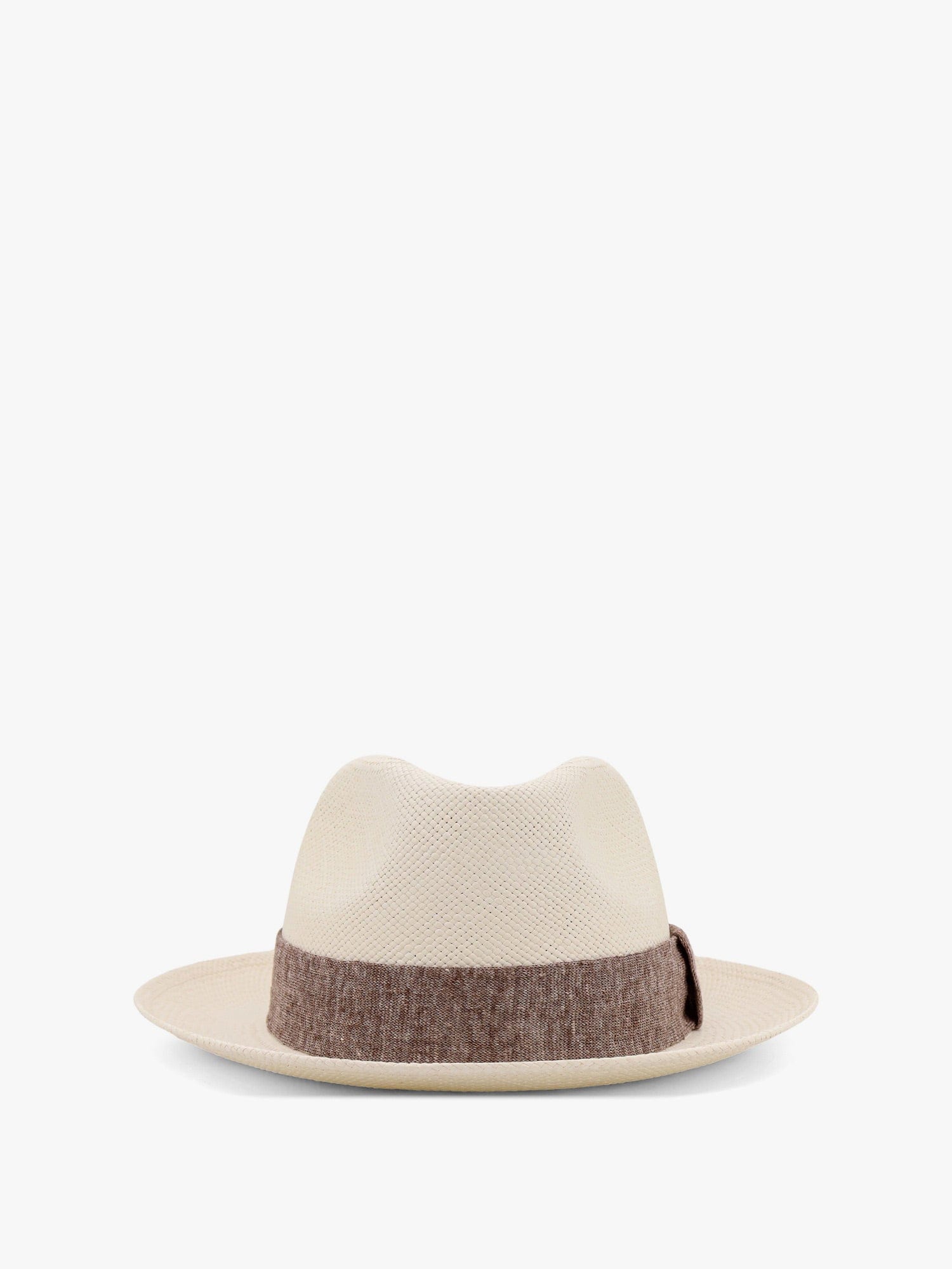 Kiton Straw Panama Hat In White
