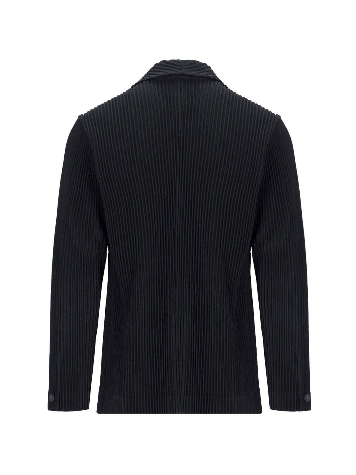 Homme Plissé Issey Miyake Single-breasted Pleated Blazer