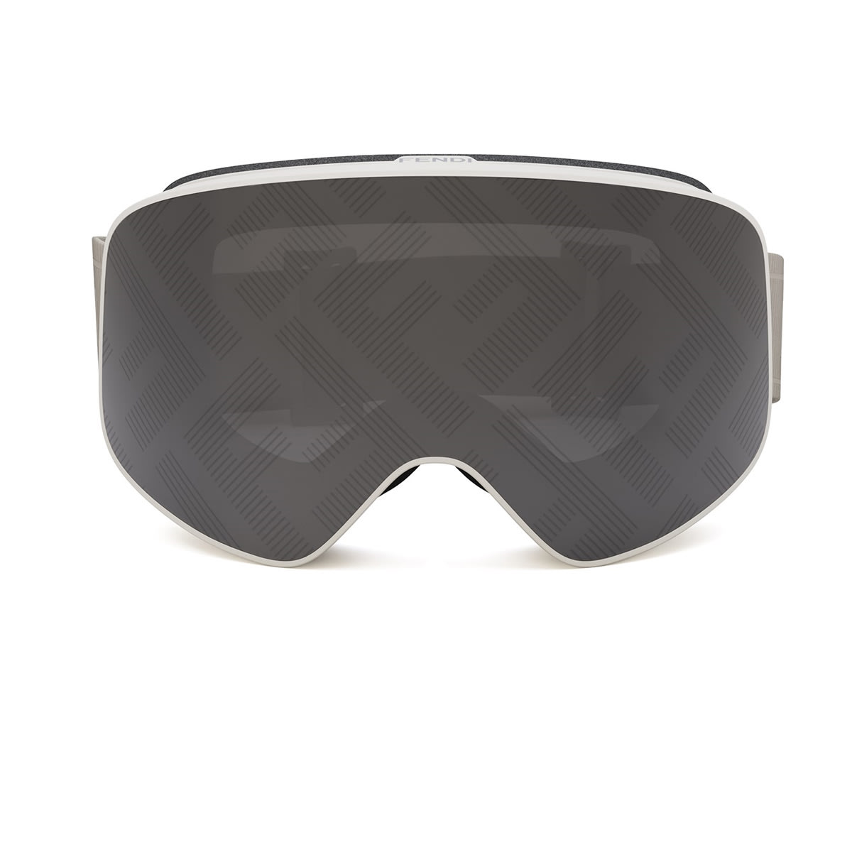 Shop Fendi Fe40152u  Ski Mask 20c Grigio/bianco Sunglasses